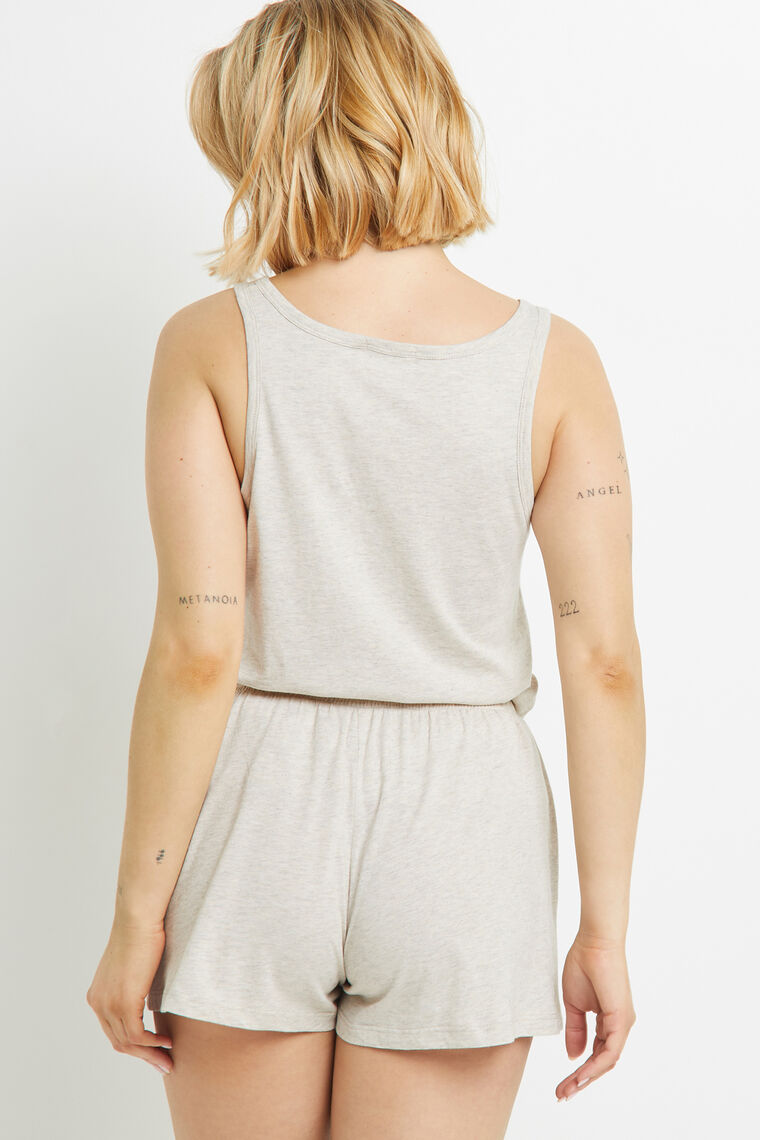 SHORT COTON BEIGE