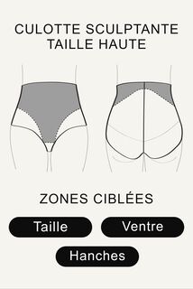 BELIEVE CULOTTE HAUTE MICROFIBRE NATUREL