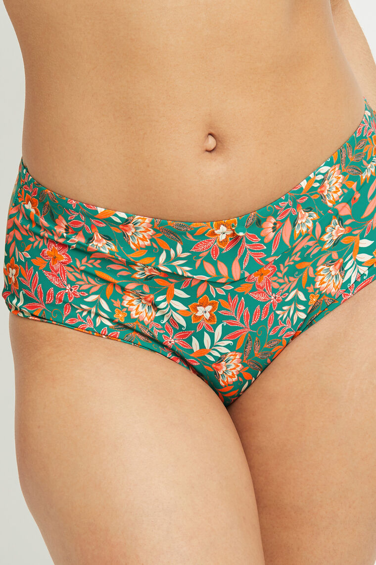 MAILLOT DE BAIN CULOTTE HAUTE VERT