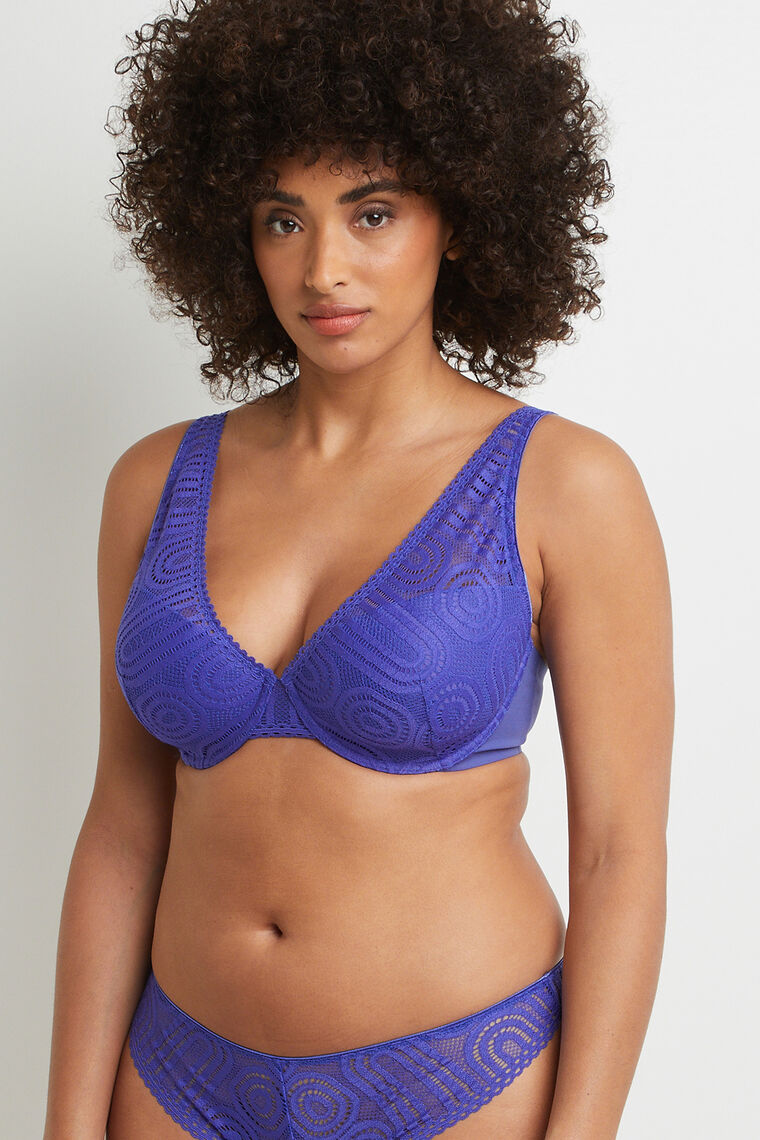 SOUTIEN-GORGE AMPLIFORME VIOLET