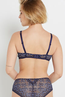 ANDREA SOUTIEN-GORGE AMPLI FOULARD MARINE