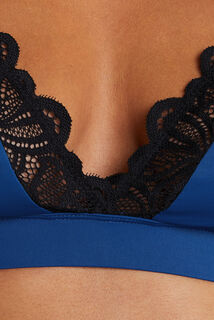 SYARA SOUTIEN-GORGE SANS ARMATURES BLEU