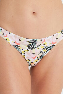 JIN MAILLOT DE BAIN BRESILIEN MICROFIBRE BLANC/ROSE