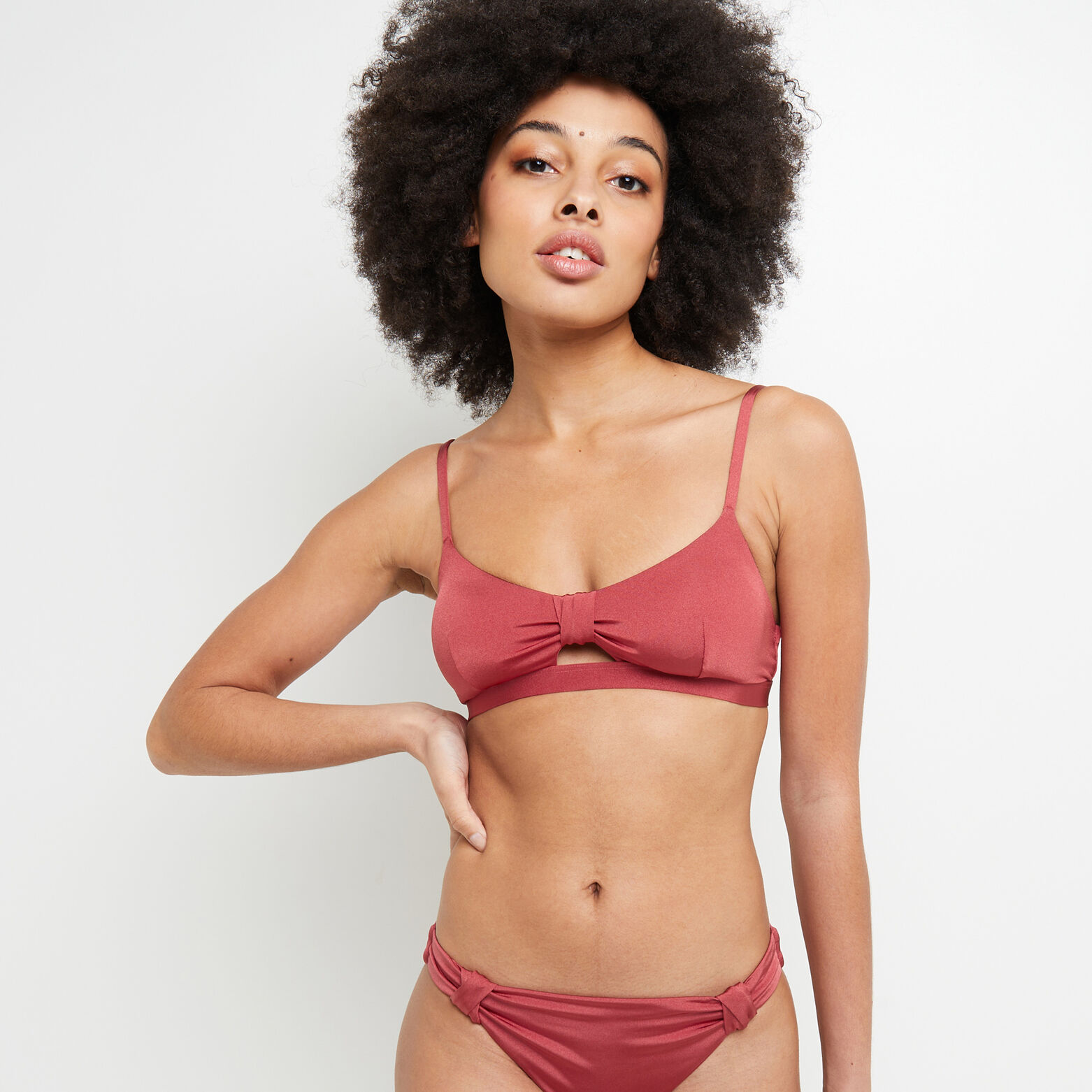 LEONIE MAILLOT DE BAIN TRIANGLE BORDEAUX