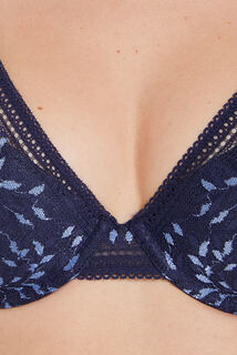 ANDREA SOUTIEN-GORGE AMPLI FOULARD MARINE
