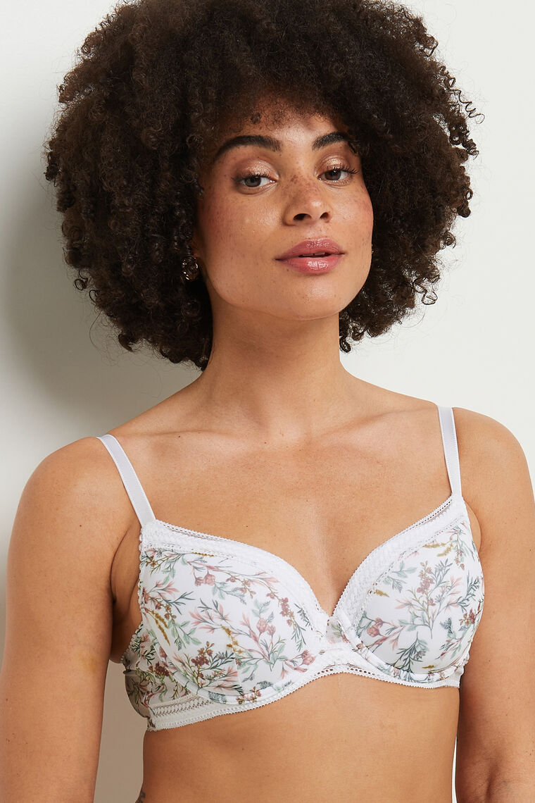 SOUTIEN-GORGE AMPLI EMBOITANT MULTICO BLANC