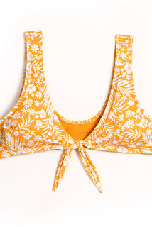 BAHIA Maillot triangle r&eacute;glable jaune JAUNE