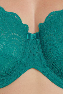DENTELLE SOUTIEN-GORGE GRANDS BONNETS VERT