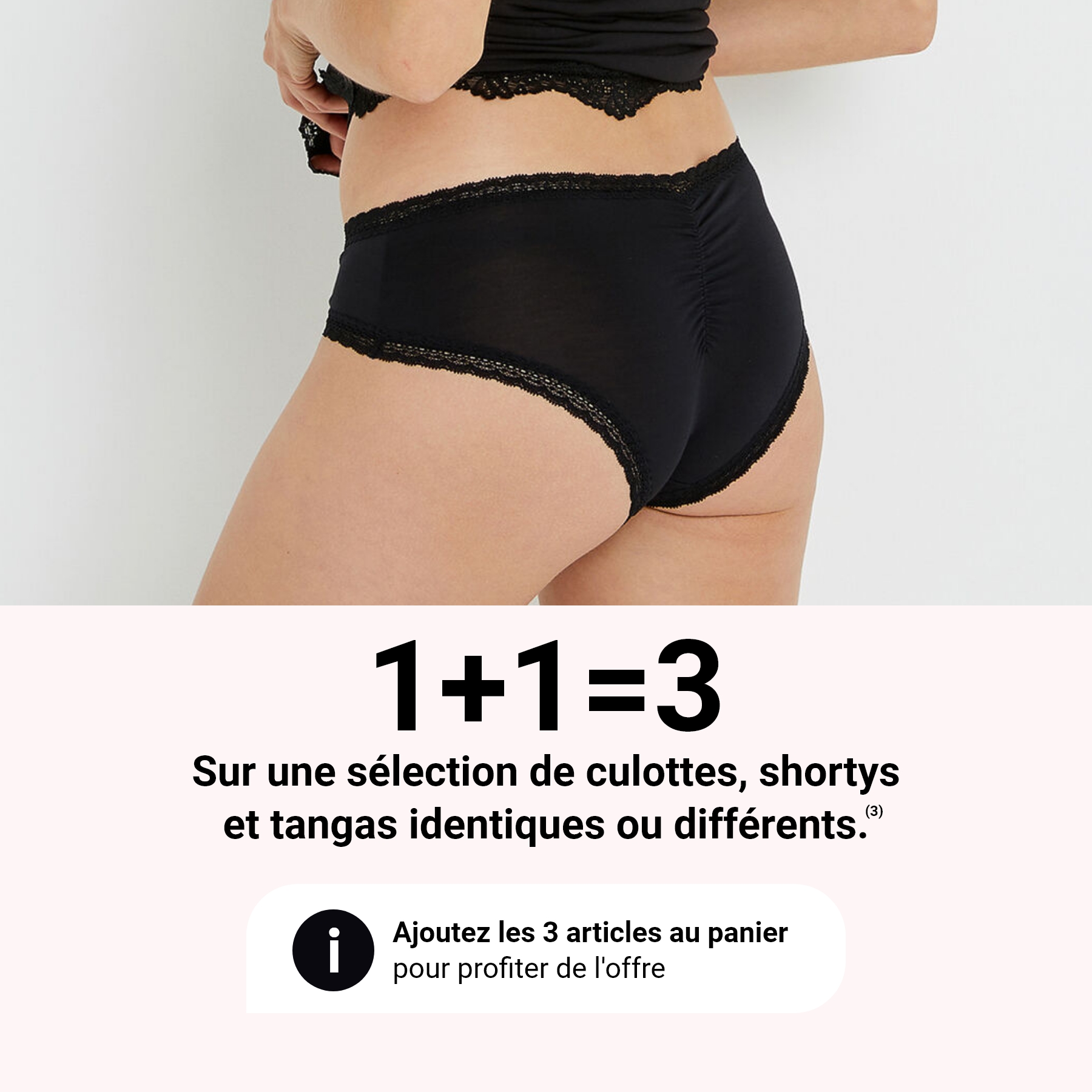 CULOTTE MICRO DENTELLE POUDRE
