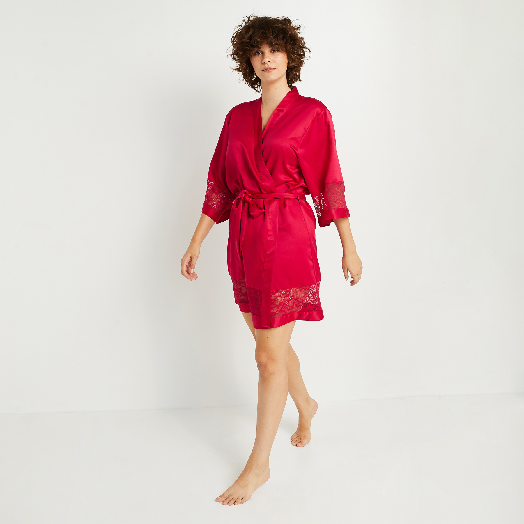 TRINITY KIMONO ROUGE