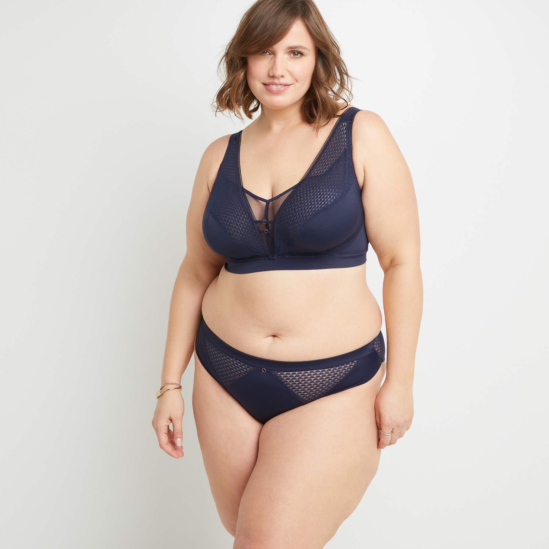 BERNADETTE CULOTTE MICROFIBRE MARINE