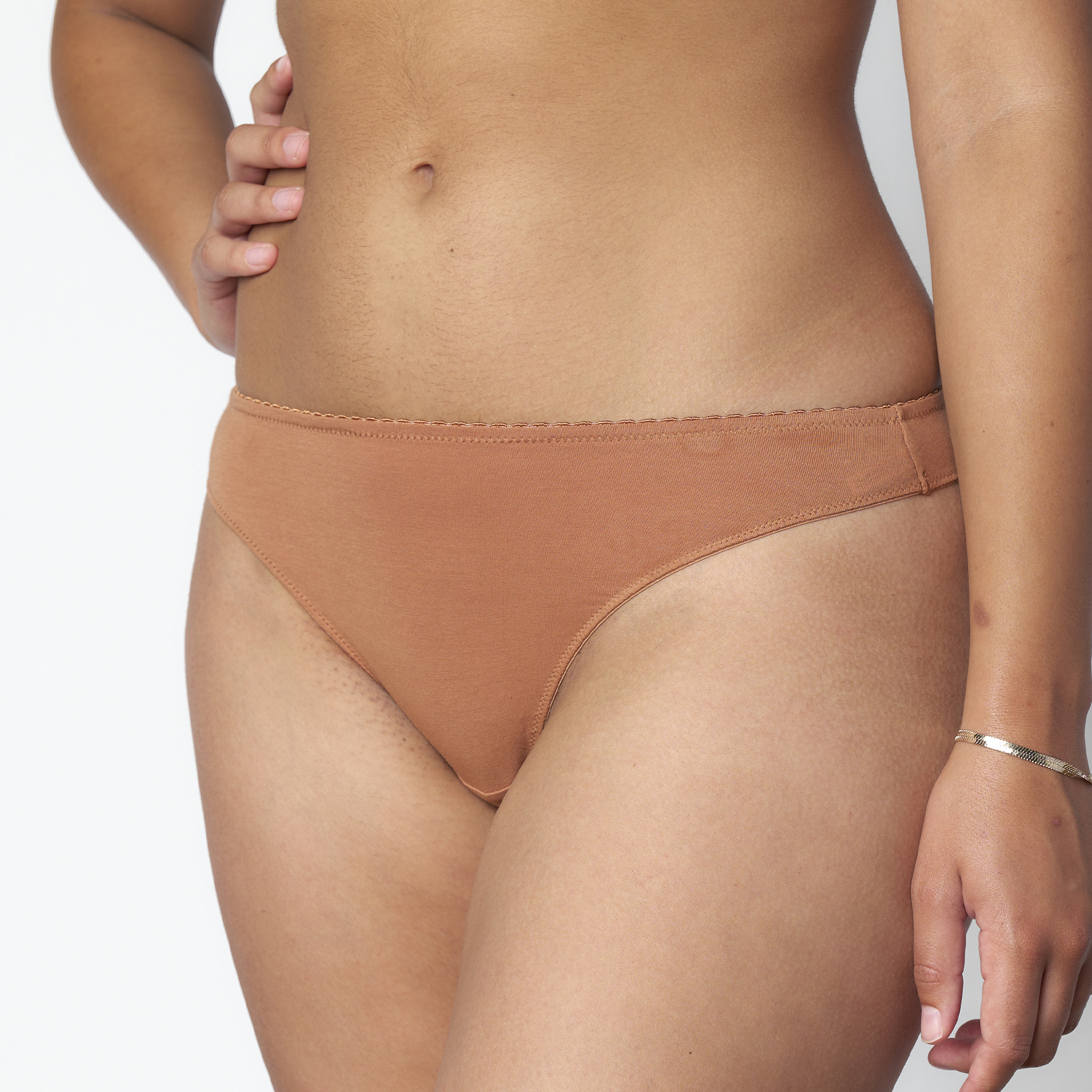 LOT DE 3 TANGAS COTON BIO MULTICOLORE