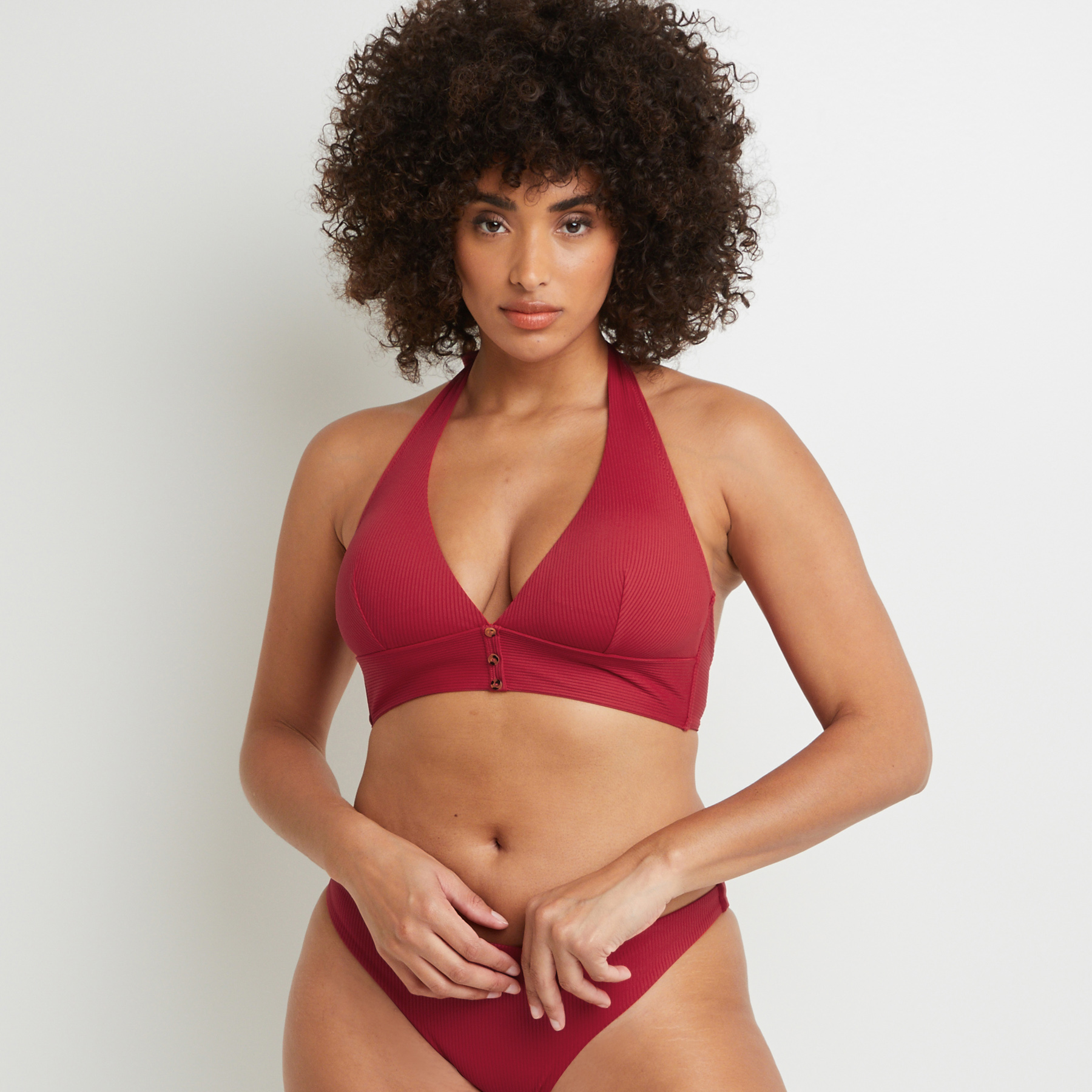 LOTUS MAILLOT DE BAIN TRIANGLE ROUGE