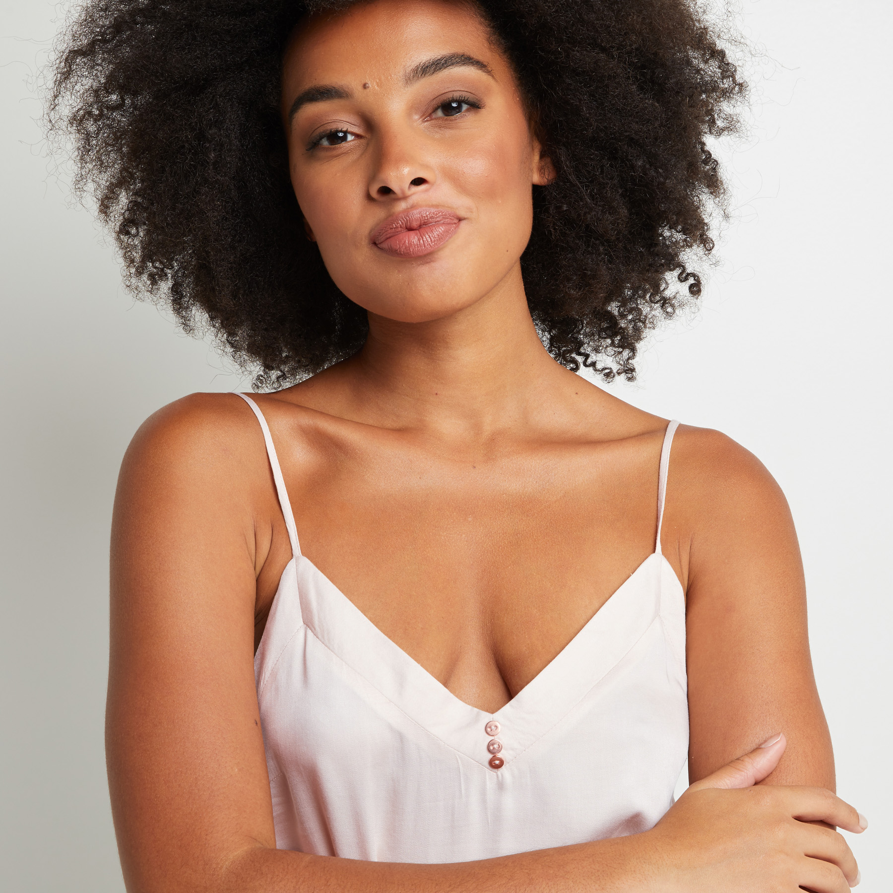 AROME TOP BRETELLES VISCOSE IVOIRE