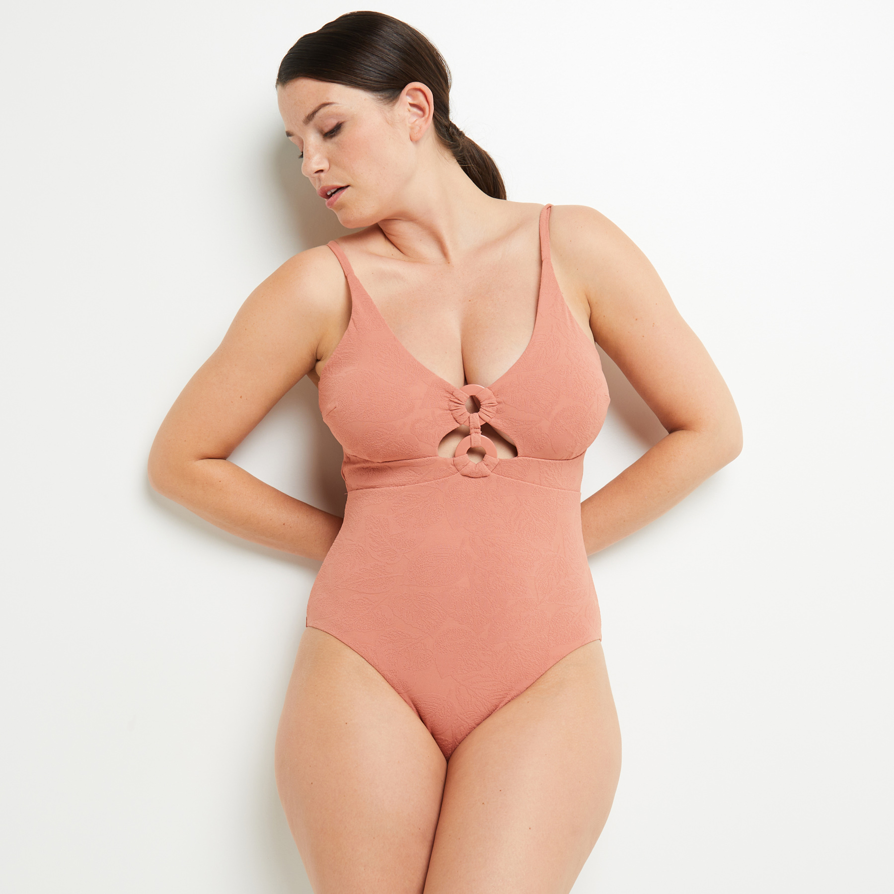 MAILLOT DE BAIN 1 PIECE MICROFIBRE ROSE
