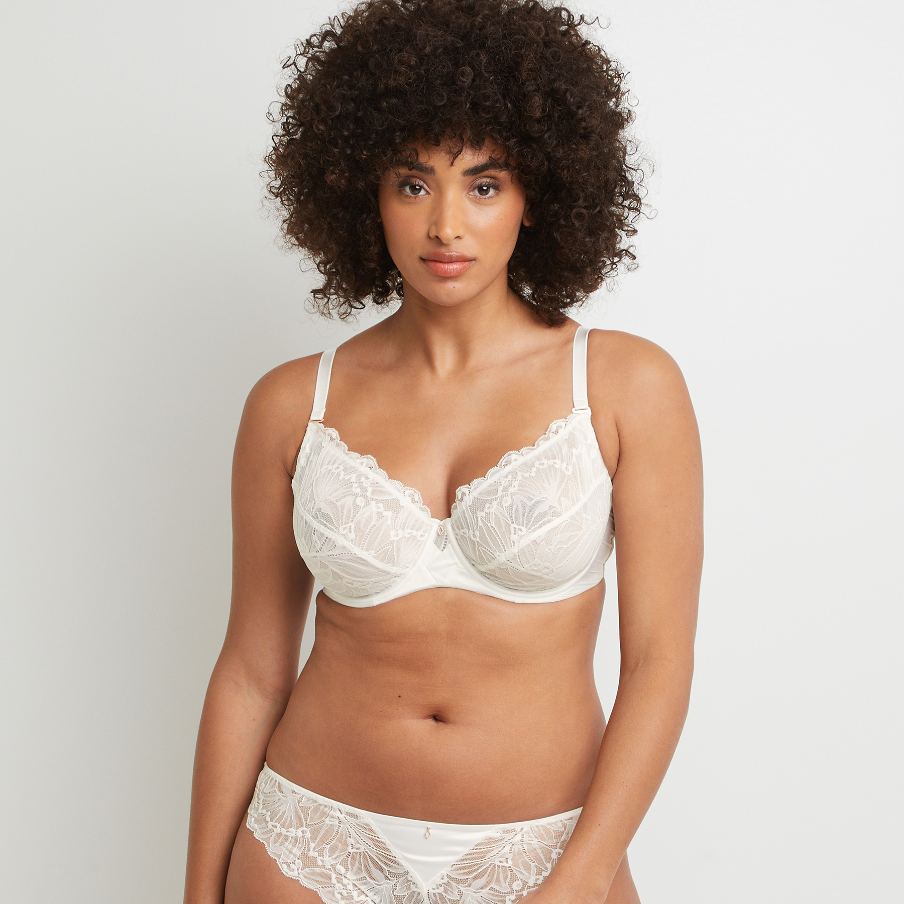 TINA SOUTIEN-GORGE EMBOITANT DENTELLE BLANC