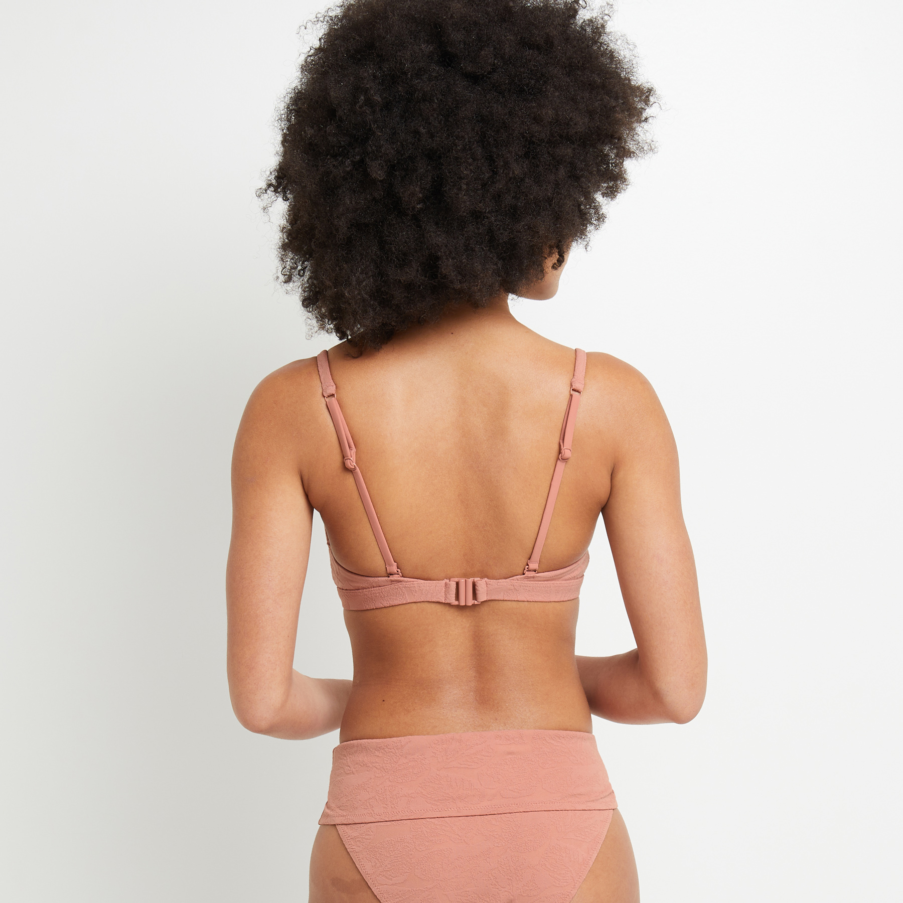 MAILLOT DE BAIN TRIANGLE MICROFIBRE ROSE