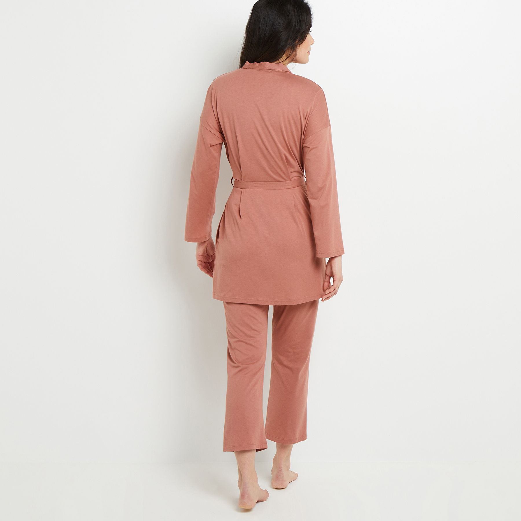 BAMBI DESHABILLE COTON ROSE