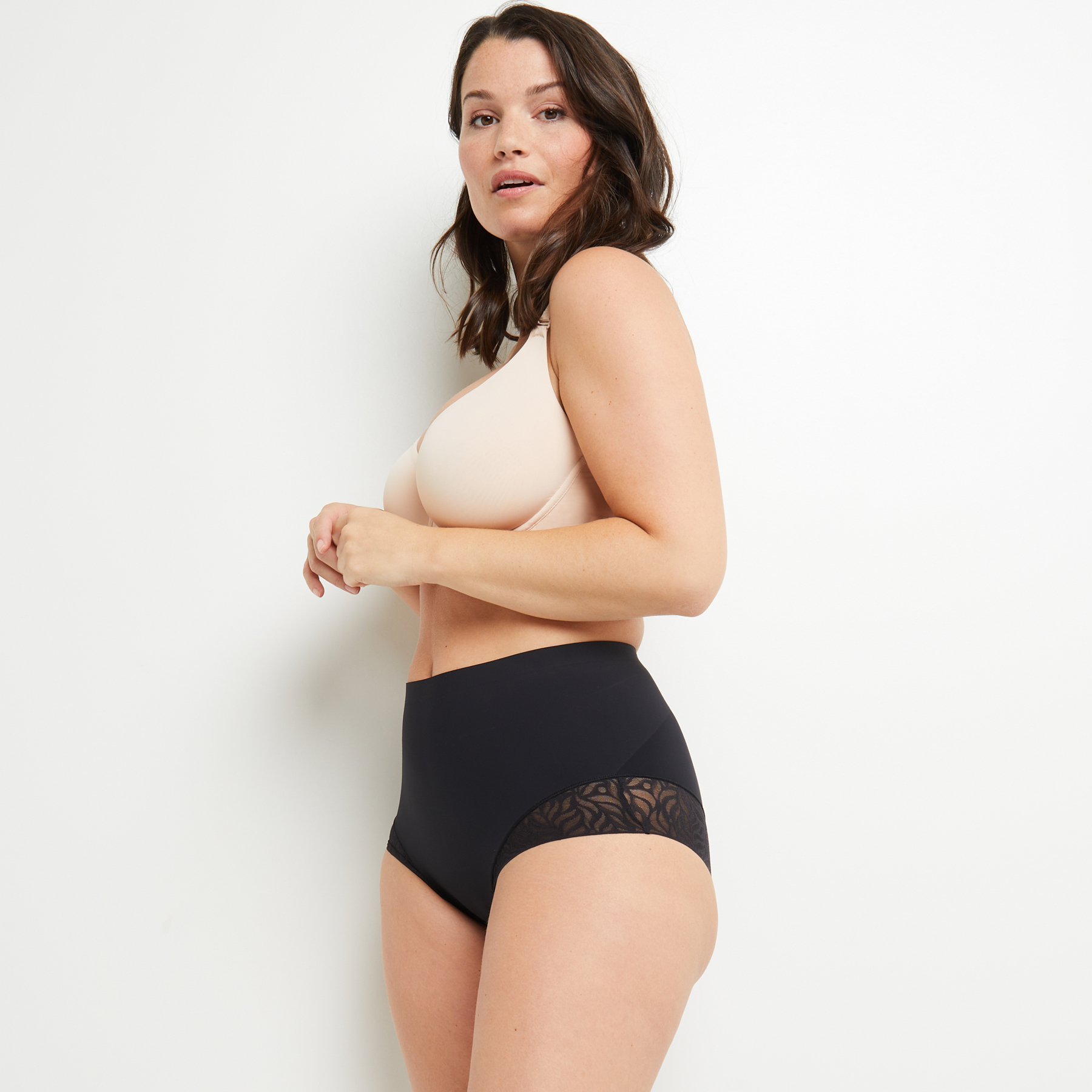 BELIEVE CULOTTE HAUTE MICROFIBRE NOIR