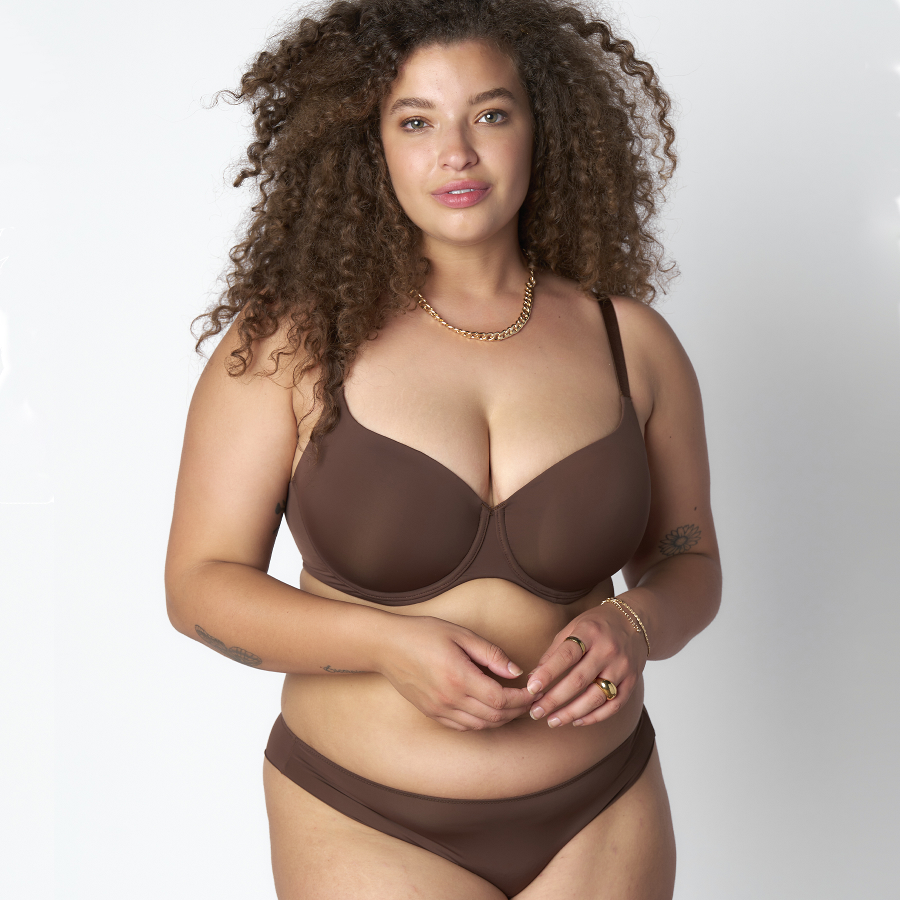 OLIVIA Soutien-gorge coques armatures CHOCOLAT