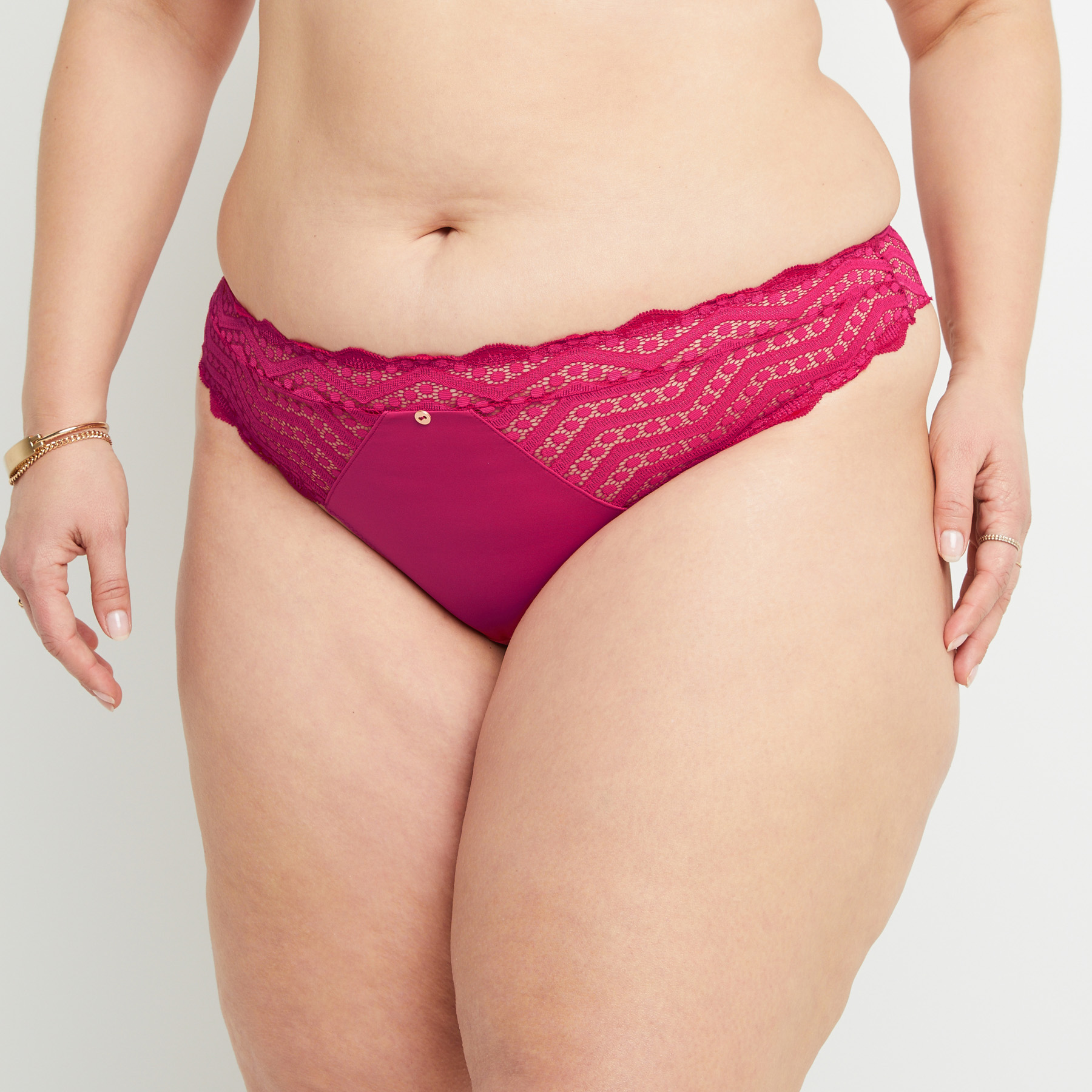 BEATRICE TANGA DENTELLE FUCHSIA