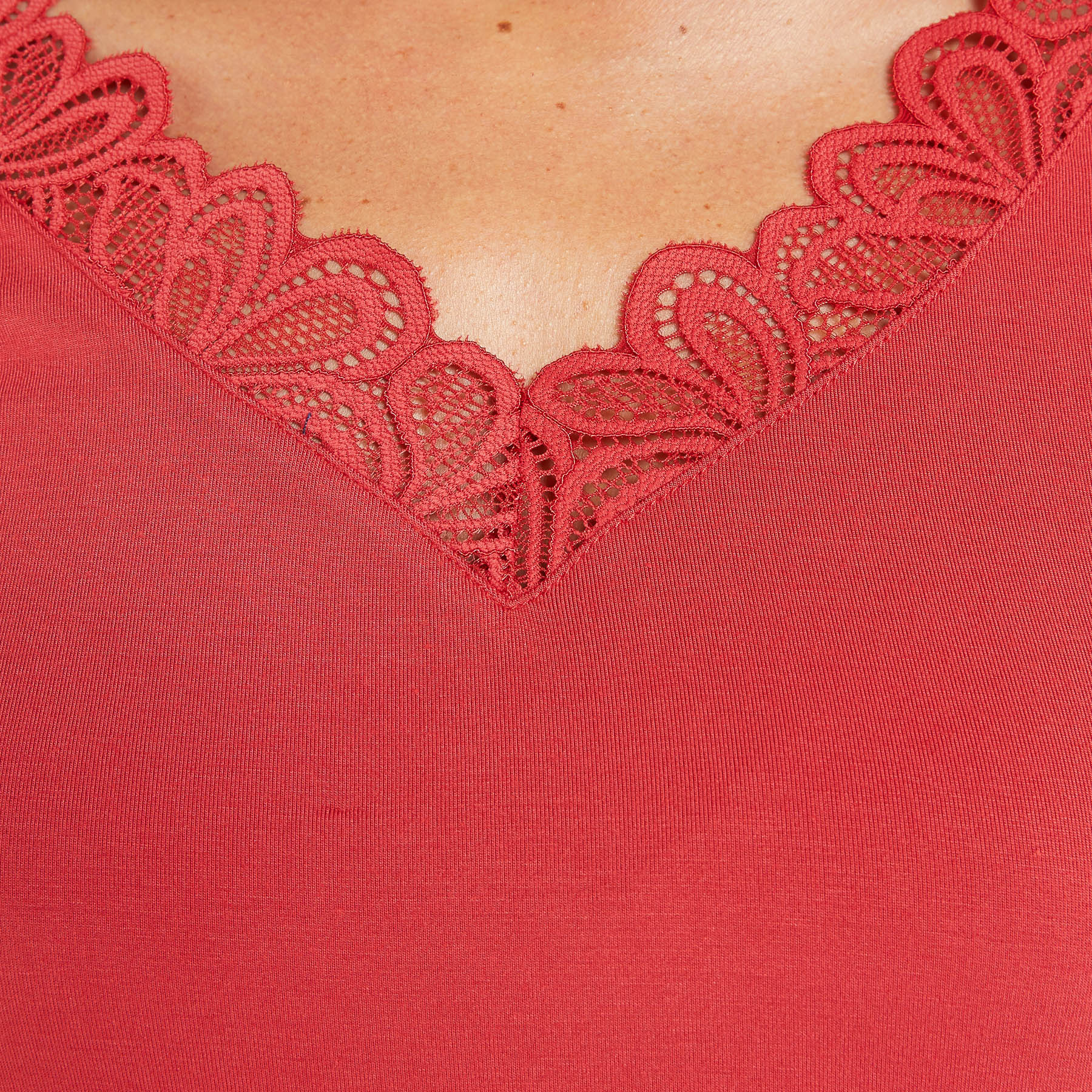 SYARA TEE SHIRT MANCHES COURTES ROSE