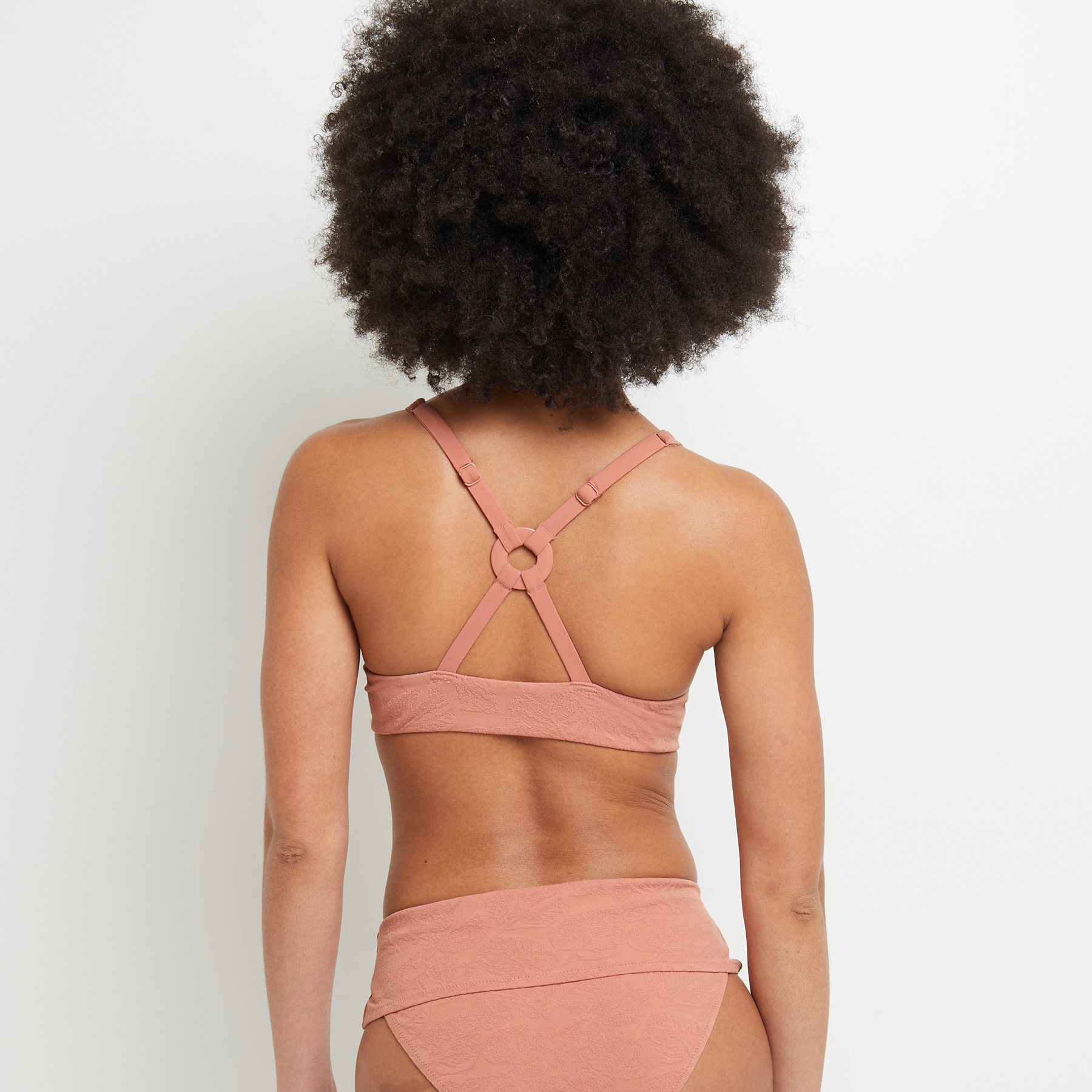 LADY MAILLOT DE BAIN PUSH UP MICROFIBRE ROSE