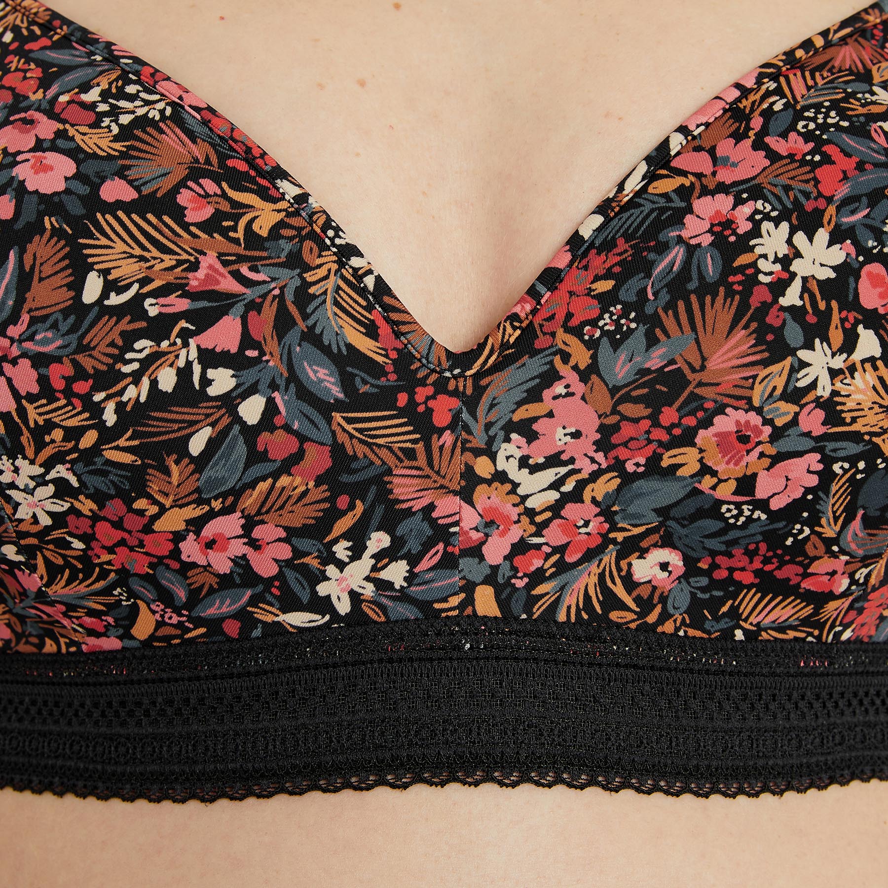 SALOME SOUTIEN-GORGE ALLAITEMENT NOIR/BLEU