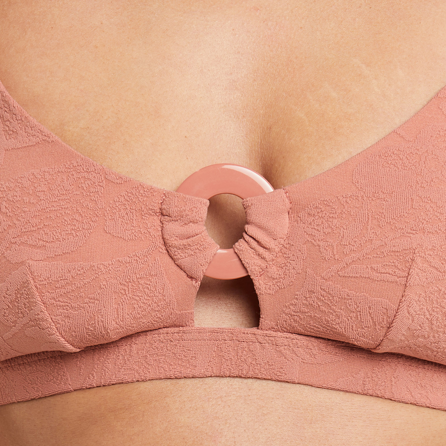 MAILLOT DE BAIN TRIANGLE MICROFIBRE ROSE