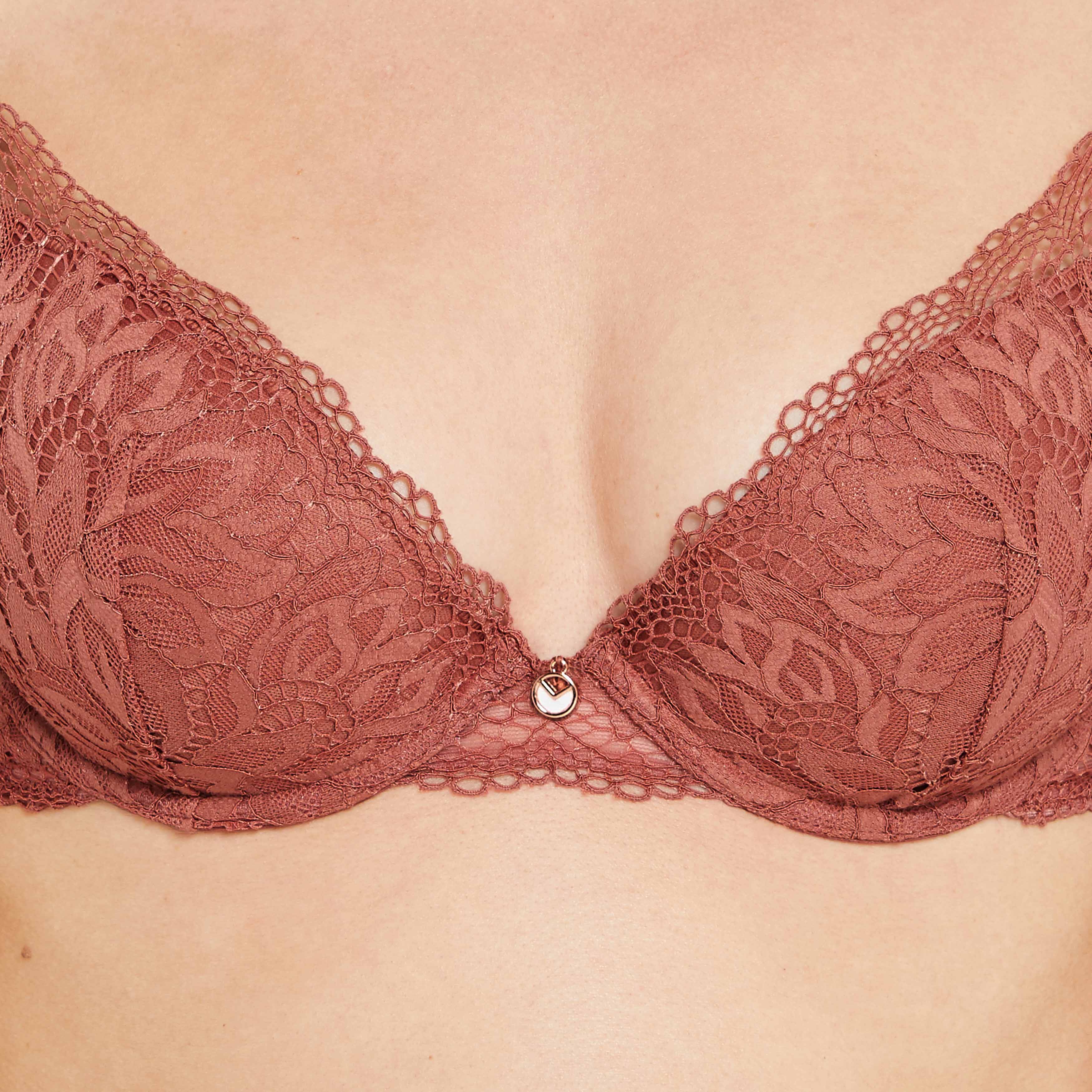 SOUTIEN-GORGE AMPLIFORME ROSE