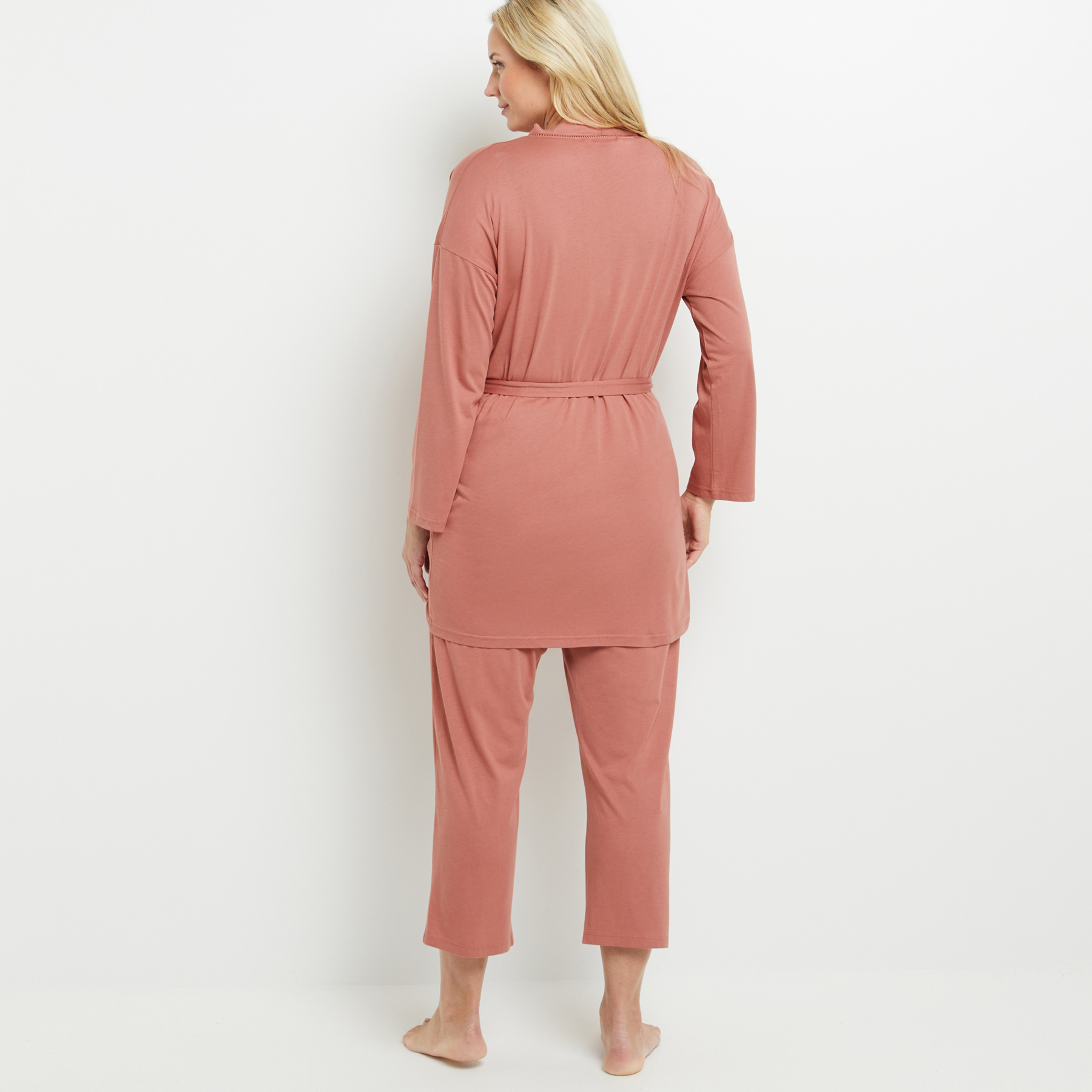 BAMBI DESHABILLE COTON ROSE
