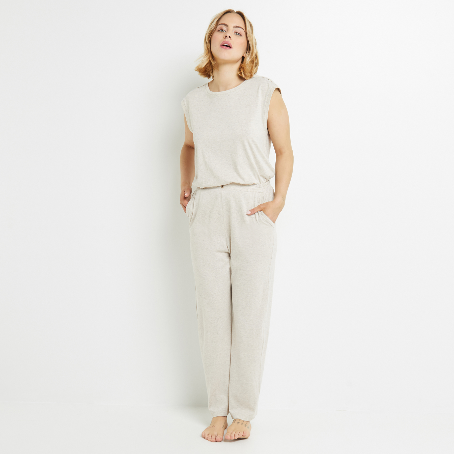 PANTACOURT COTON BEIGE