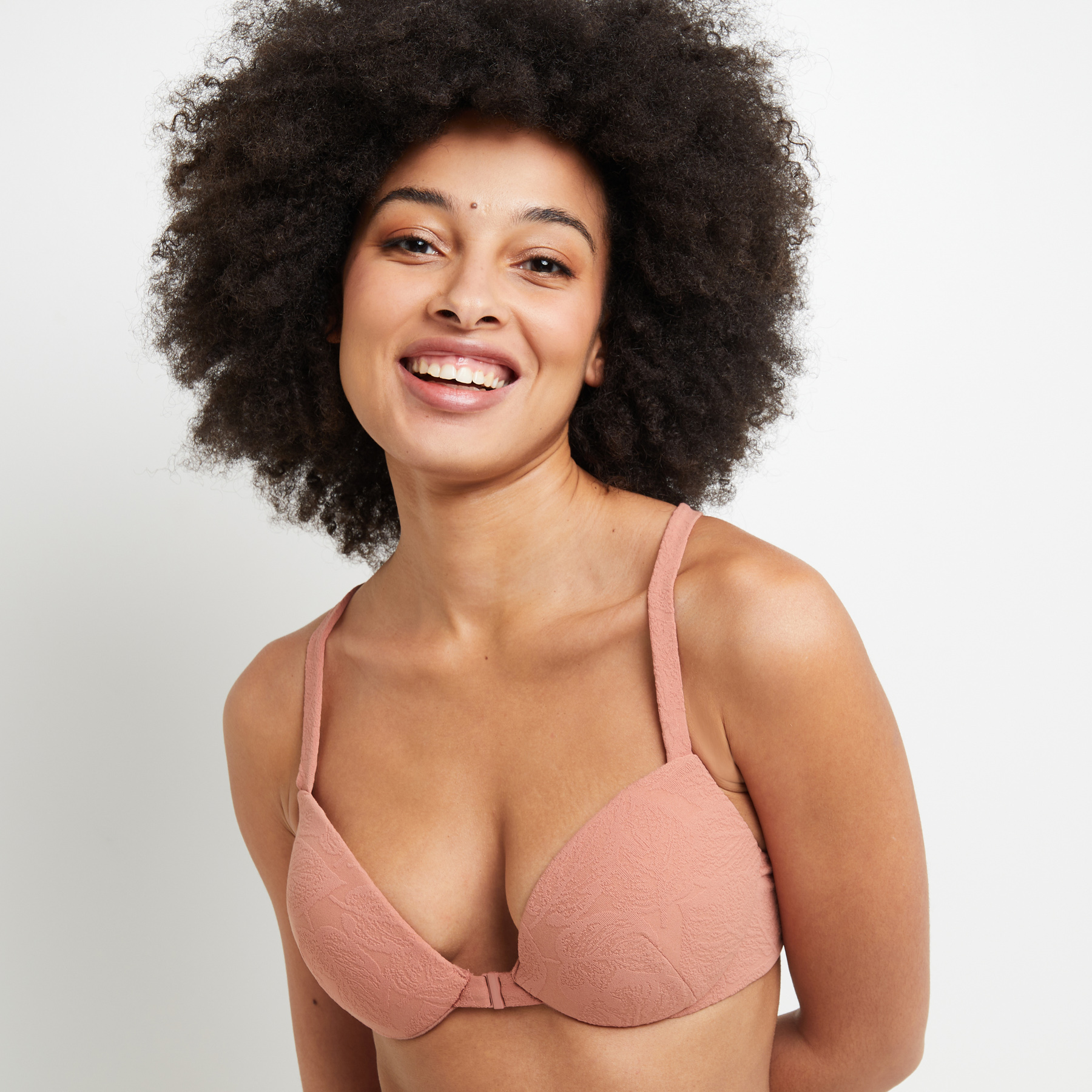 LADY MAILLOT DE BAIN PUSH UP MICROFIBRE ROSE