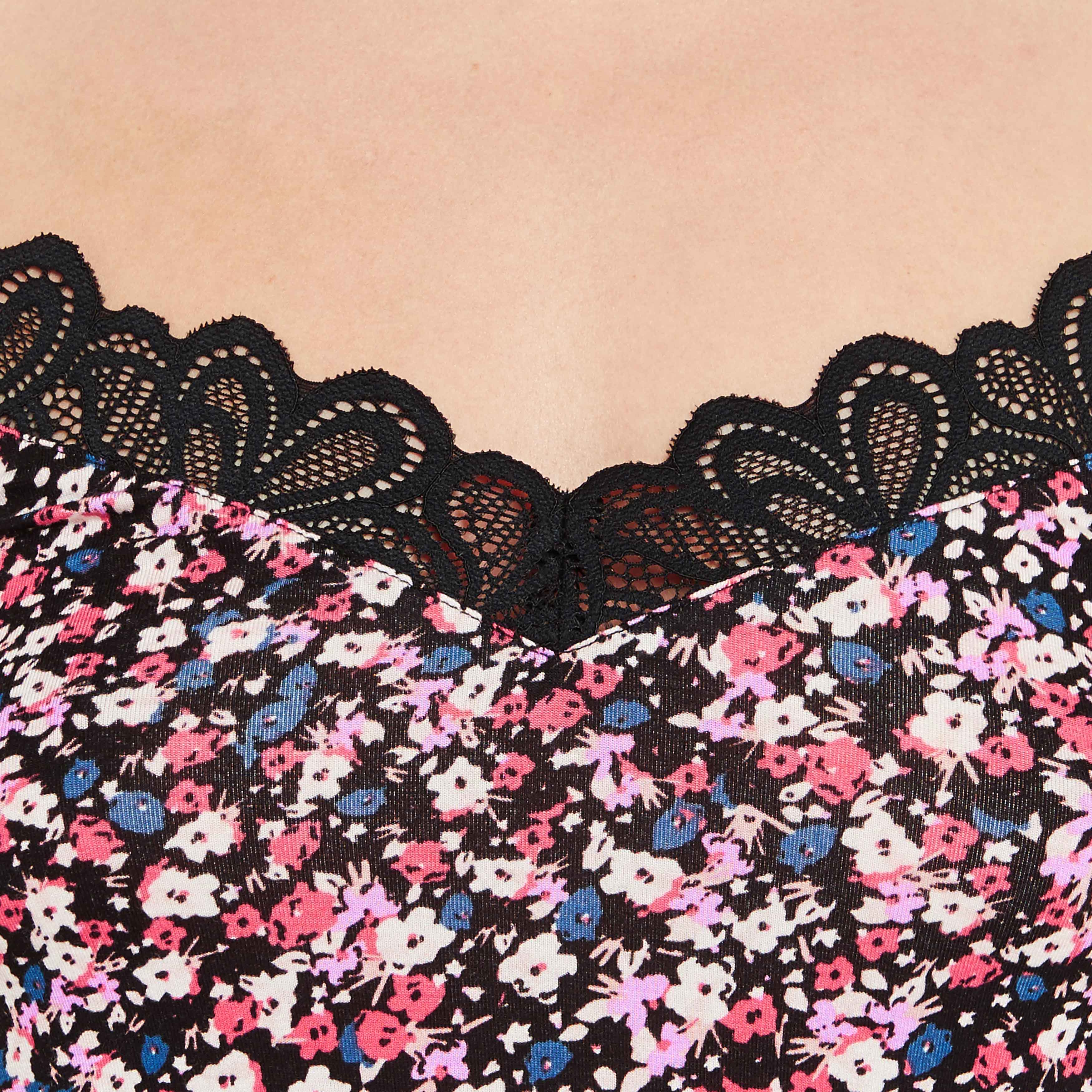 SYARA TOP NOIR/ROSE