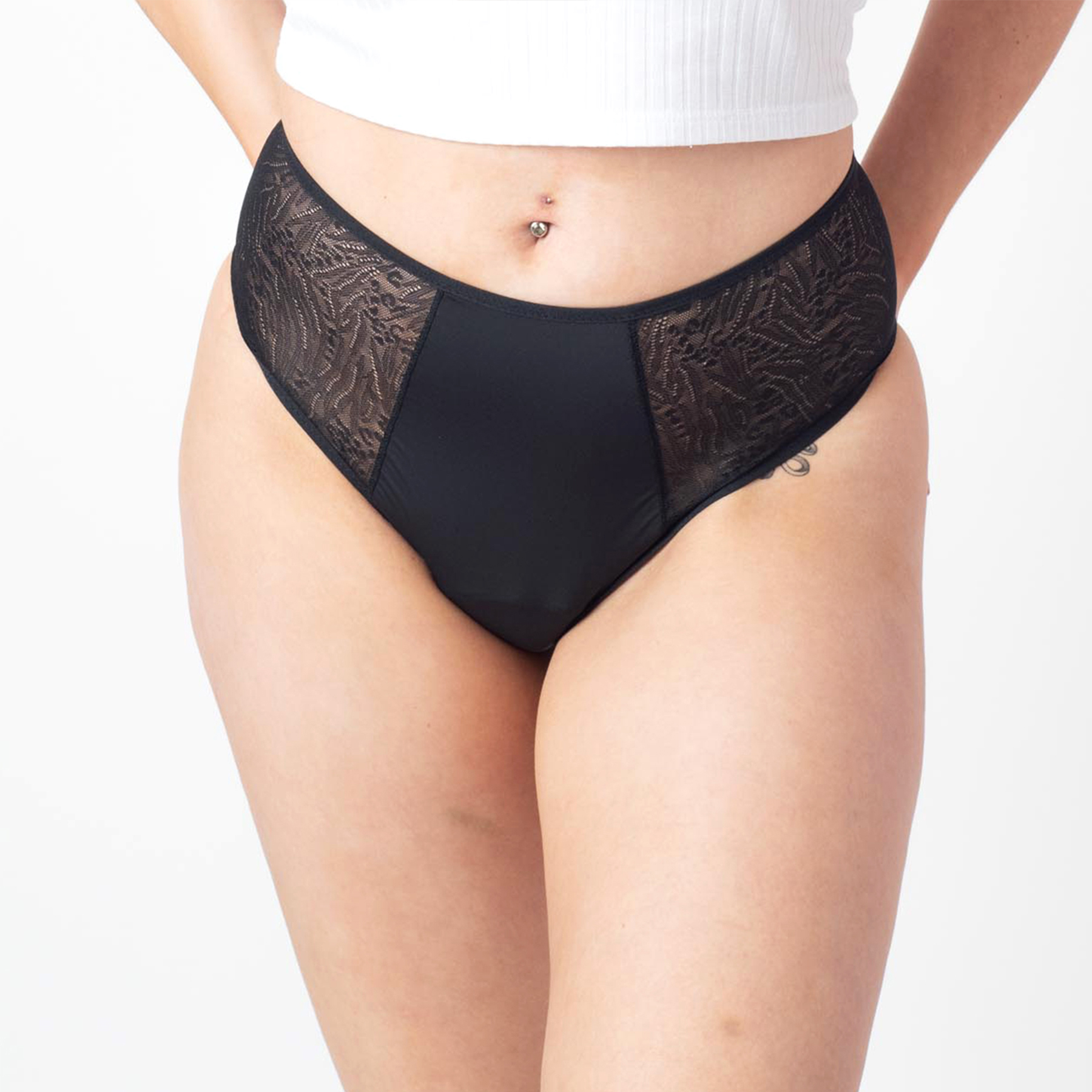 DOLENA Culotte menstruelle flux abondant NOIR