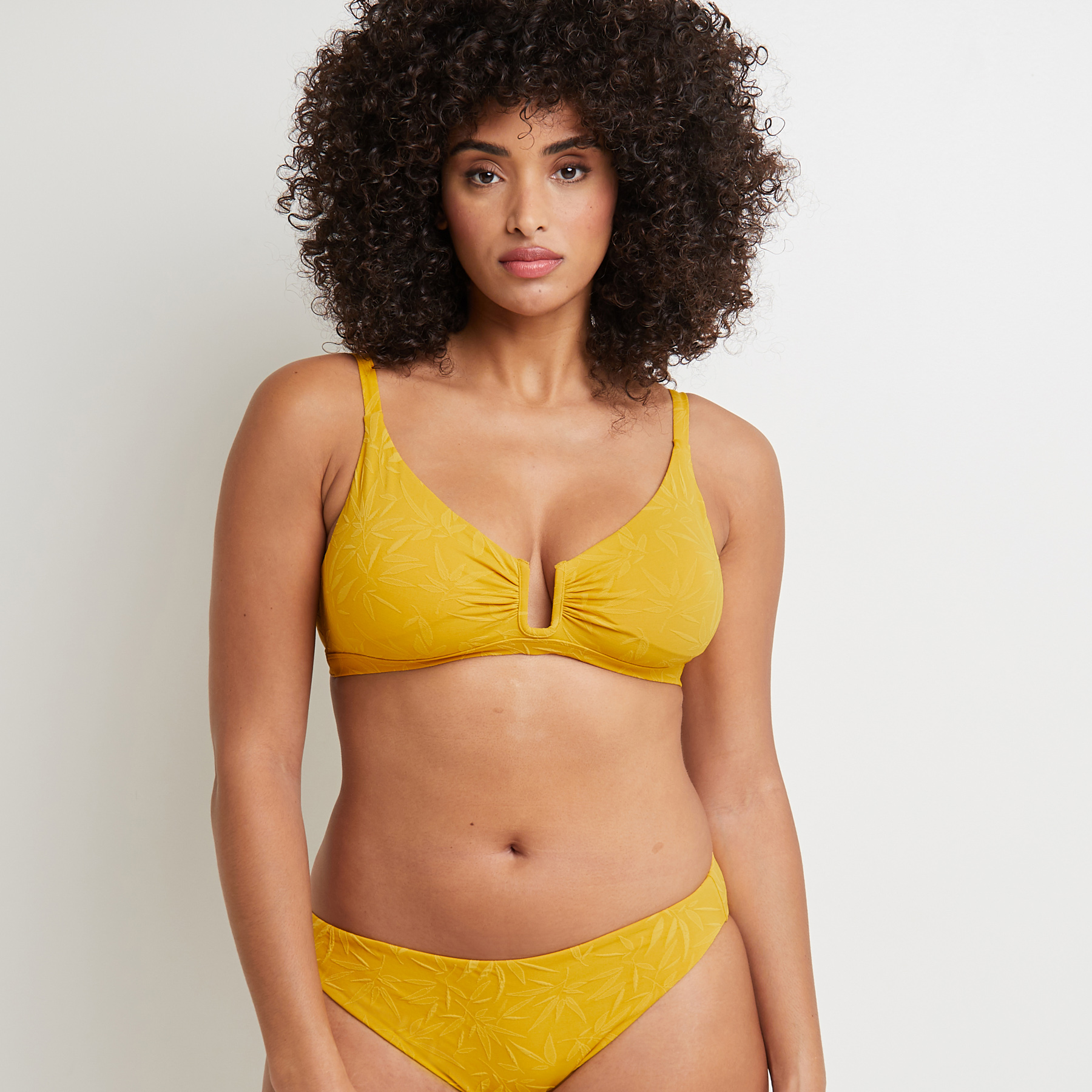 MAILLOT DE BAIN TRIANGLE BRASSIERE JAUNE