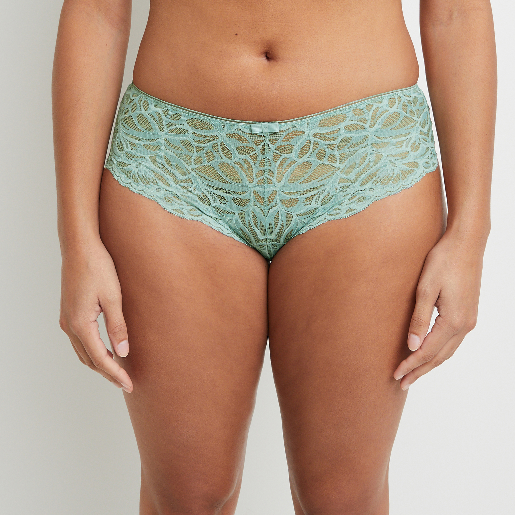 BERRIE SHORTY DENTELLE RECYCLEE Vert clair