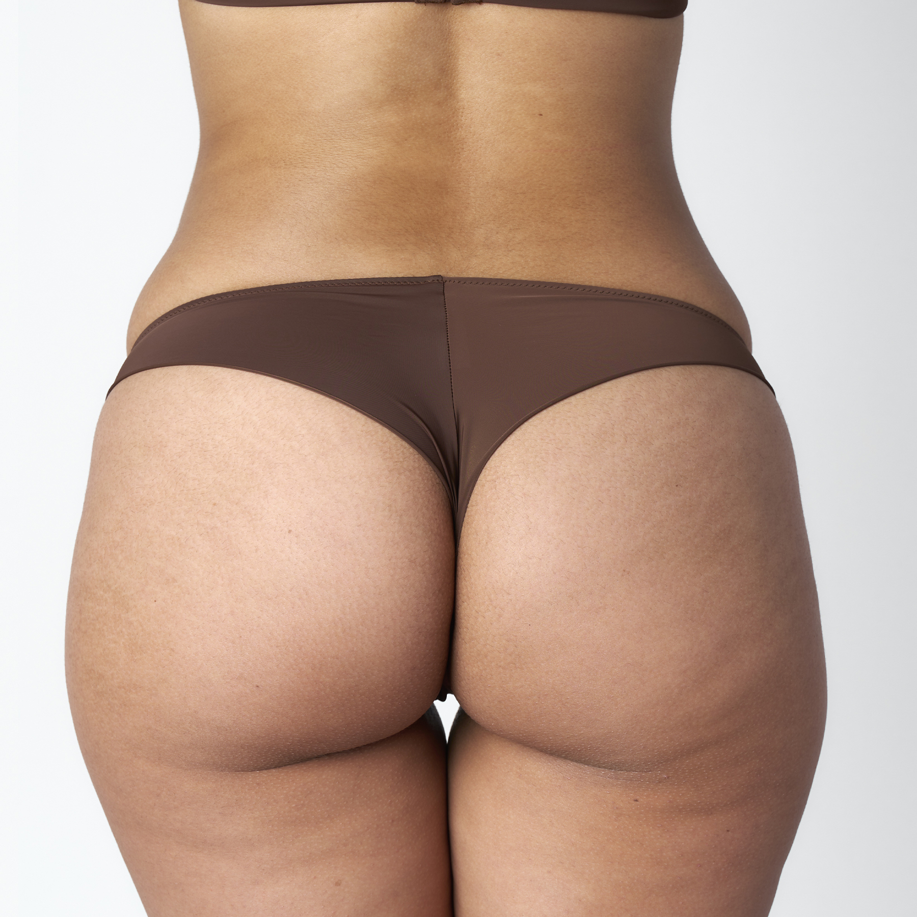 Tanga microfibre CHOCOLAT