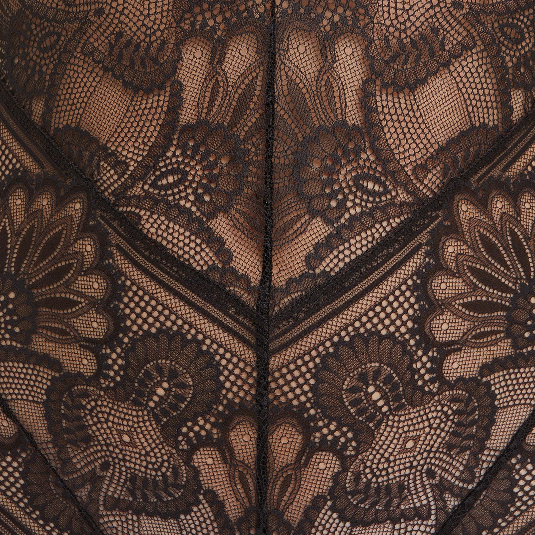 BISOU BODY DENTELLE MARRON