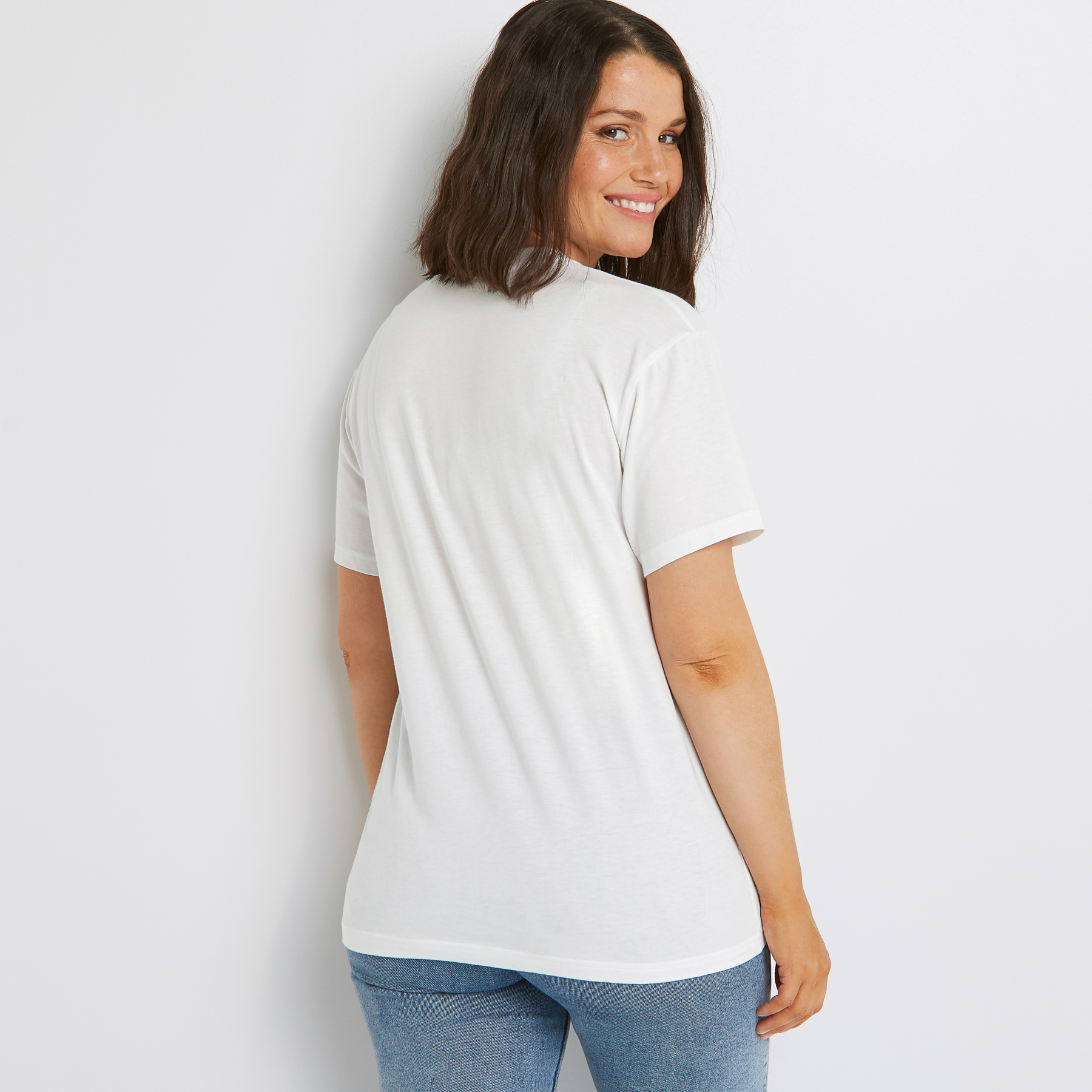 TEE SHIRT SOLIDAIRE BLANC