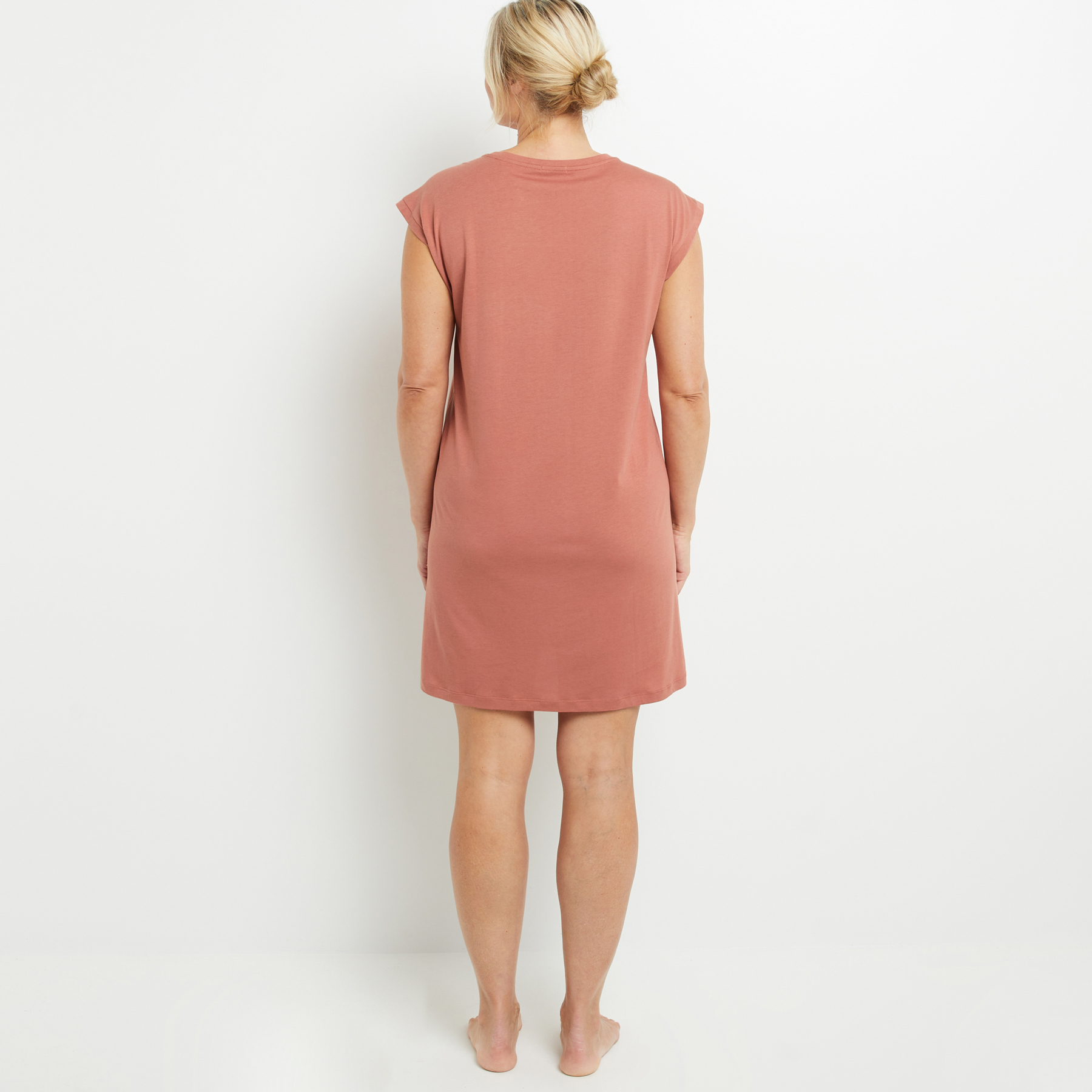 BAMBI NUISETTE MANCHES COURTES COTONi ROSE
