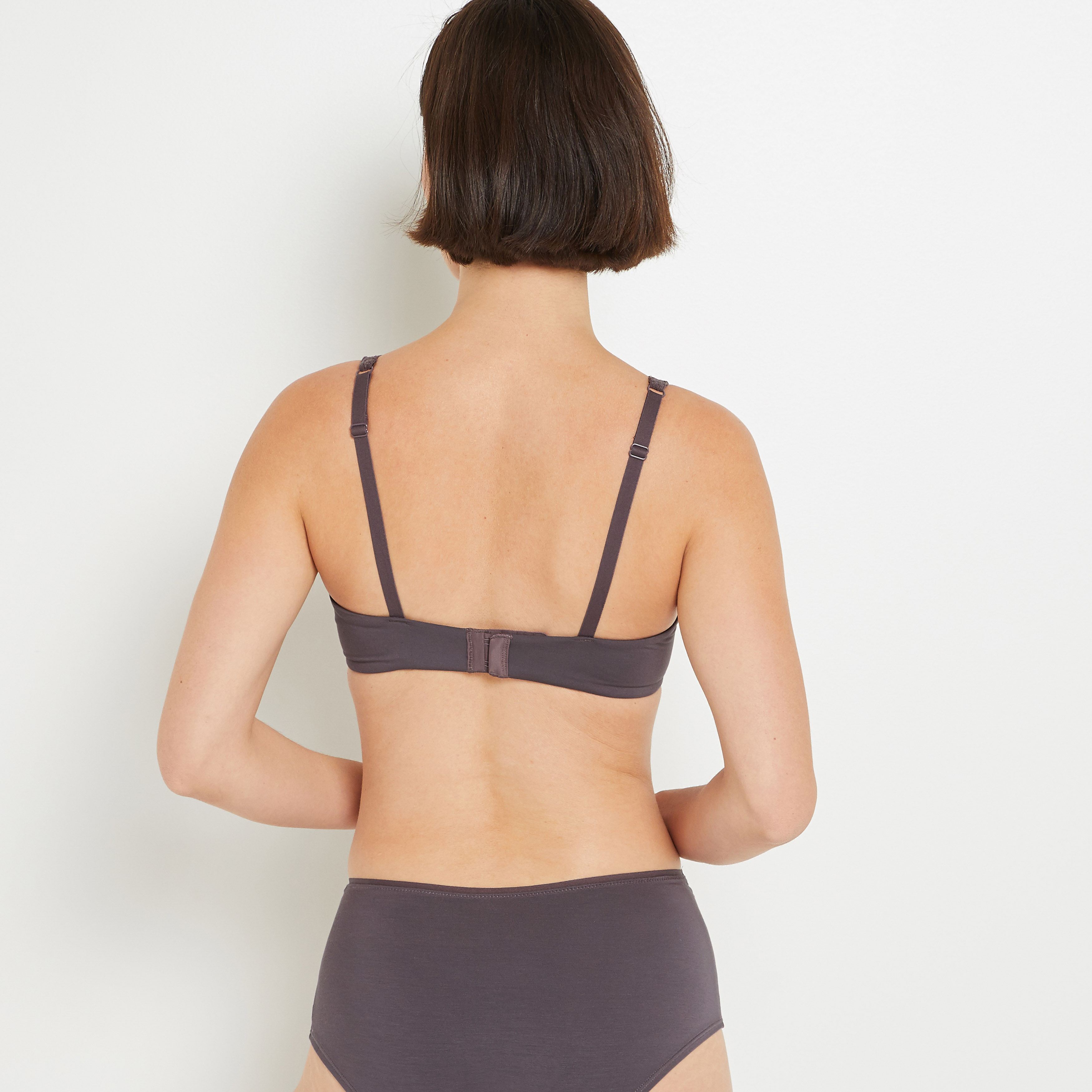 SOUTIEN-GORGE FOULARD TAUPE