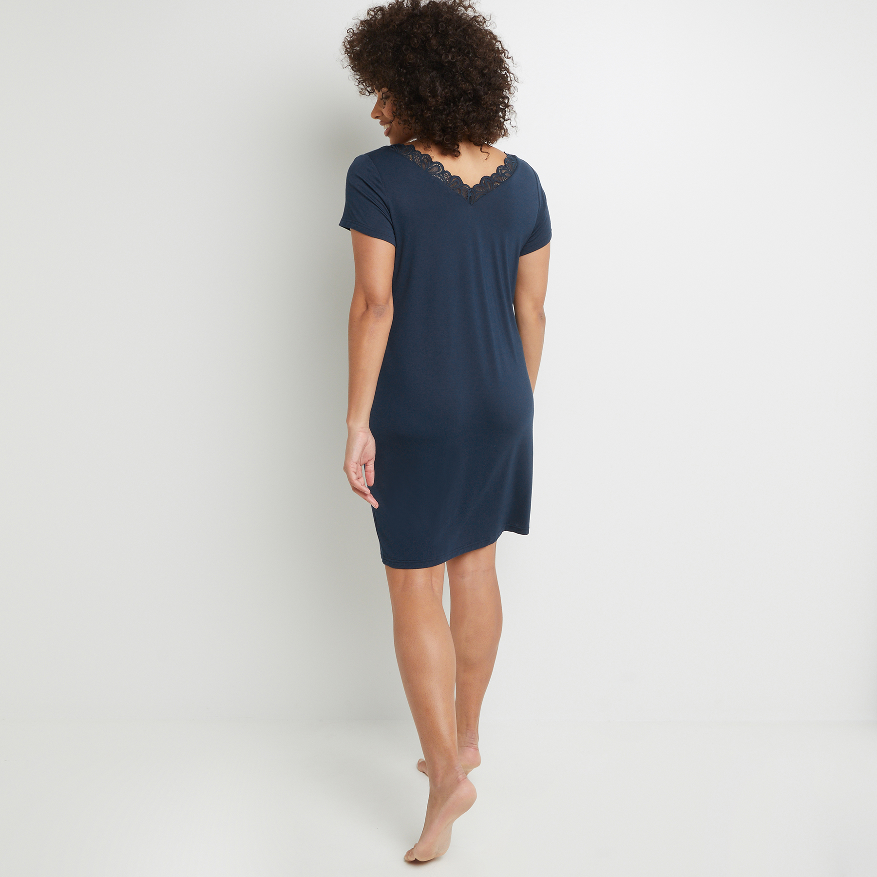 SYARA NUISETTE MANCHES COURTES MARINE