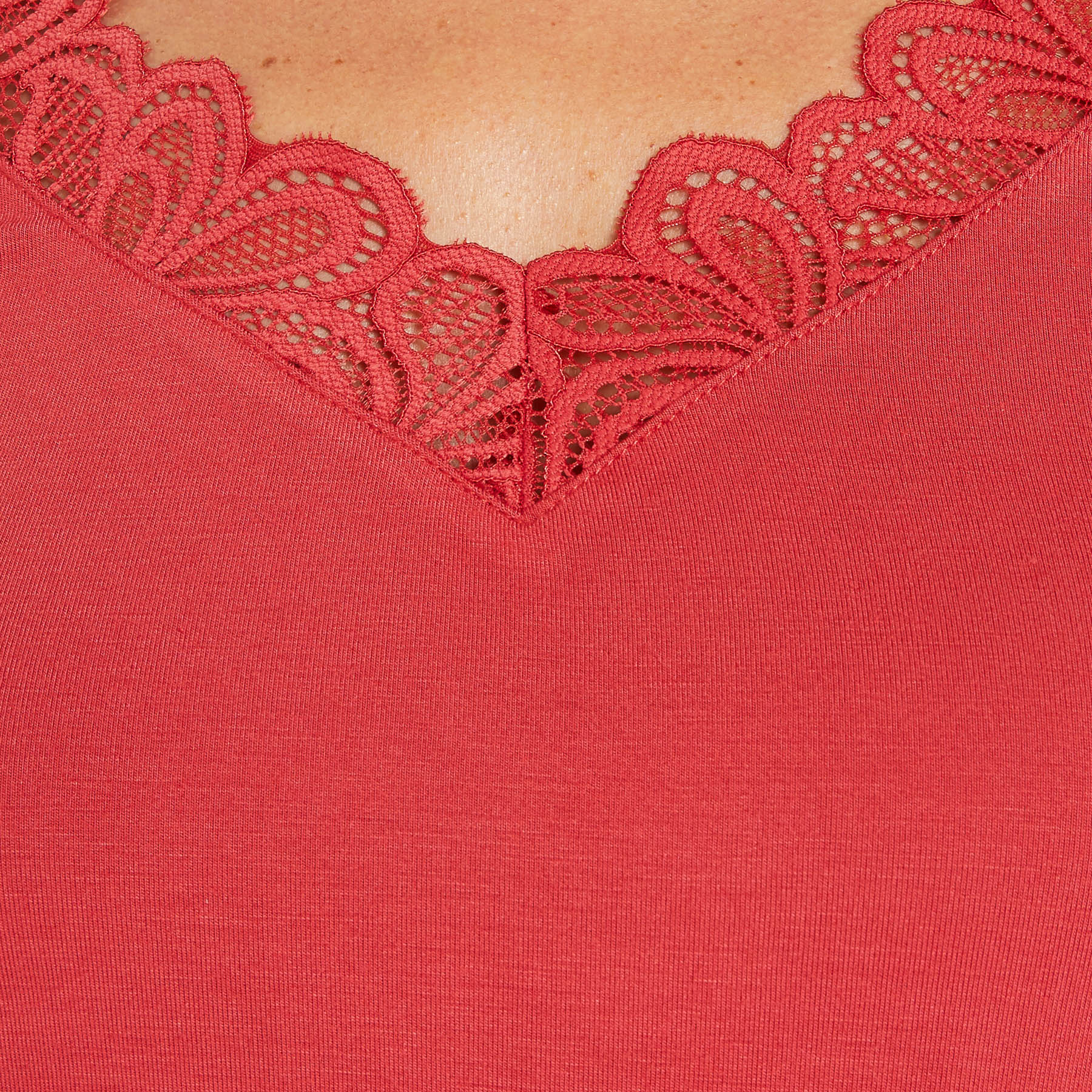 SYARA TEE SHIRT MANCHES LONGUES ROSE