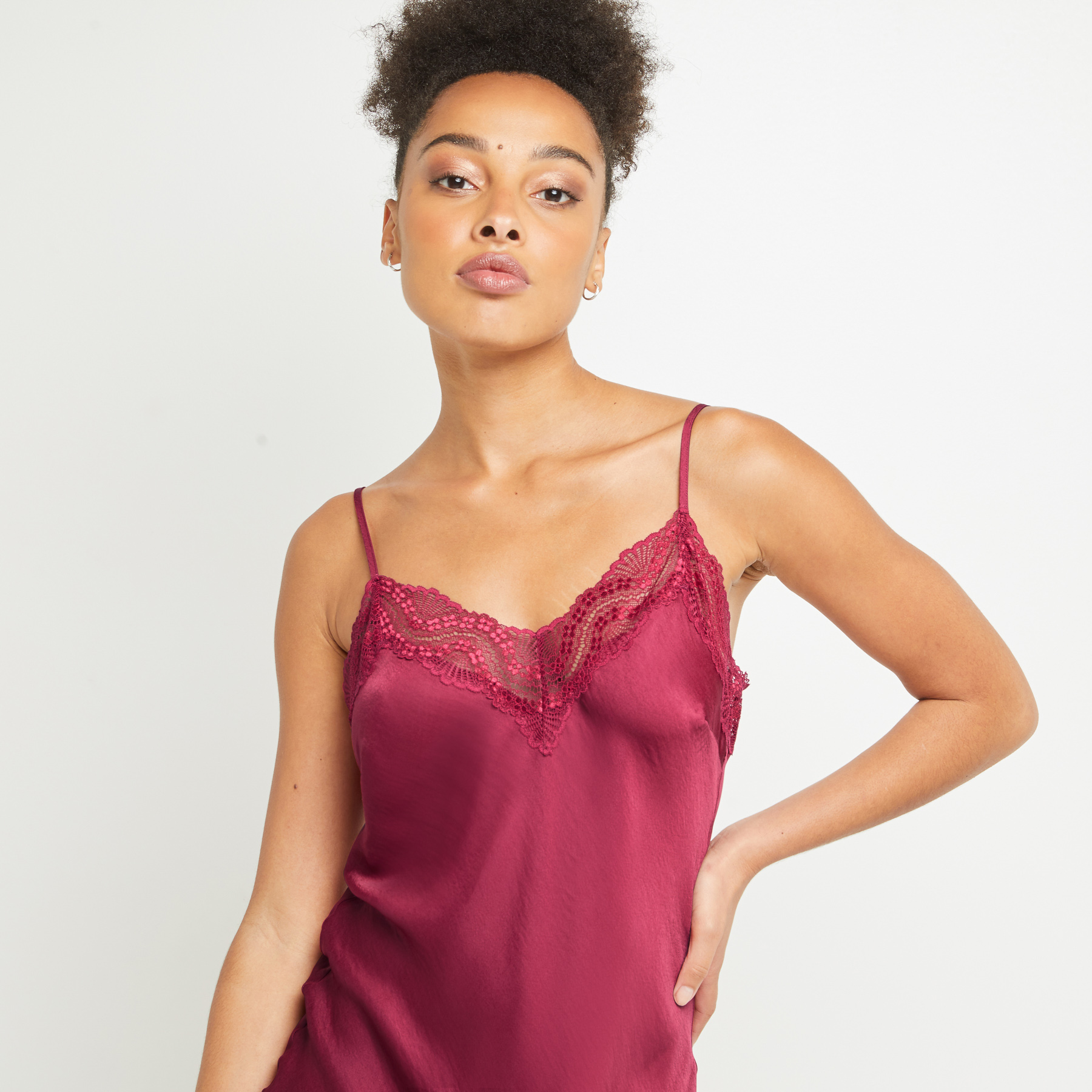 BESSIE NUISETTE SATIN PRUNE
