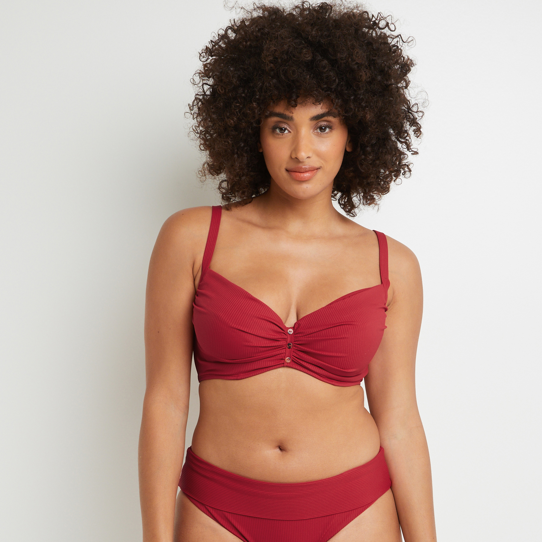 LOTUS MAILLOT DE BAIN AMPLIFORME ROUGE