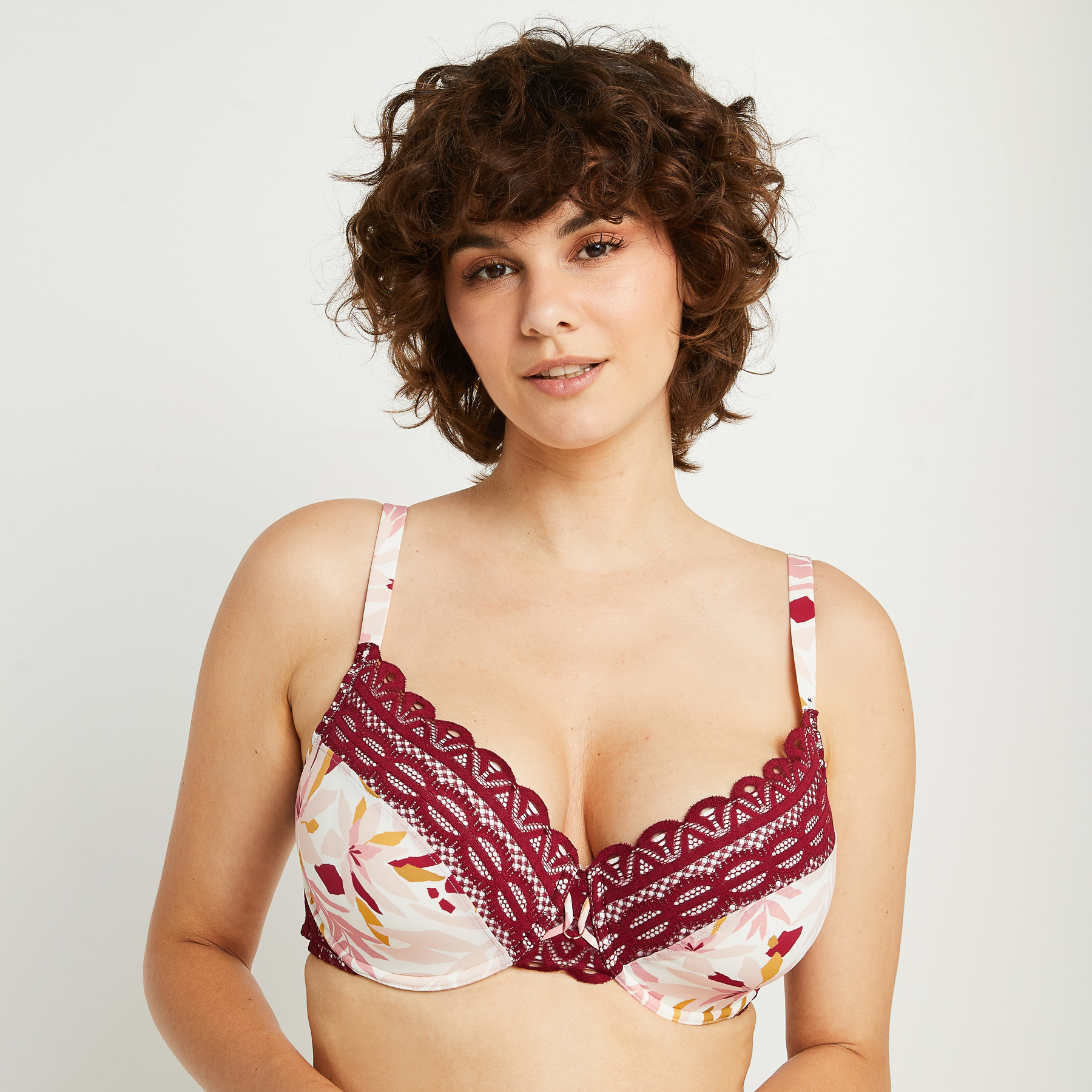 AMY SOUTIEN-GORGE AMPLI EMBOITANT BLANC/ROUGE
