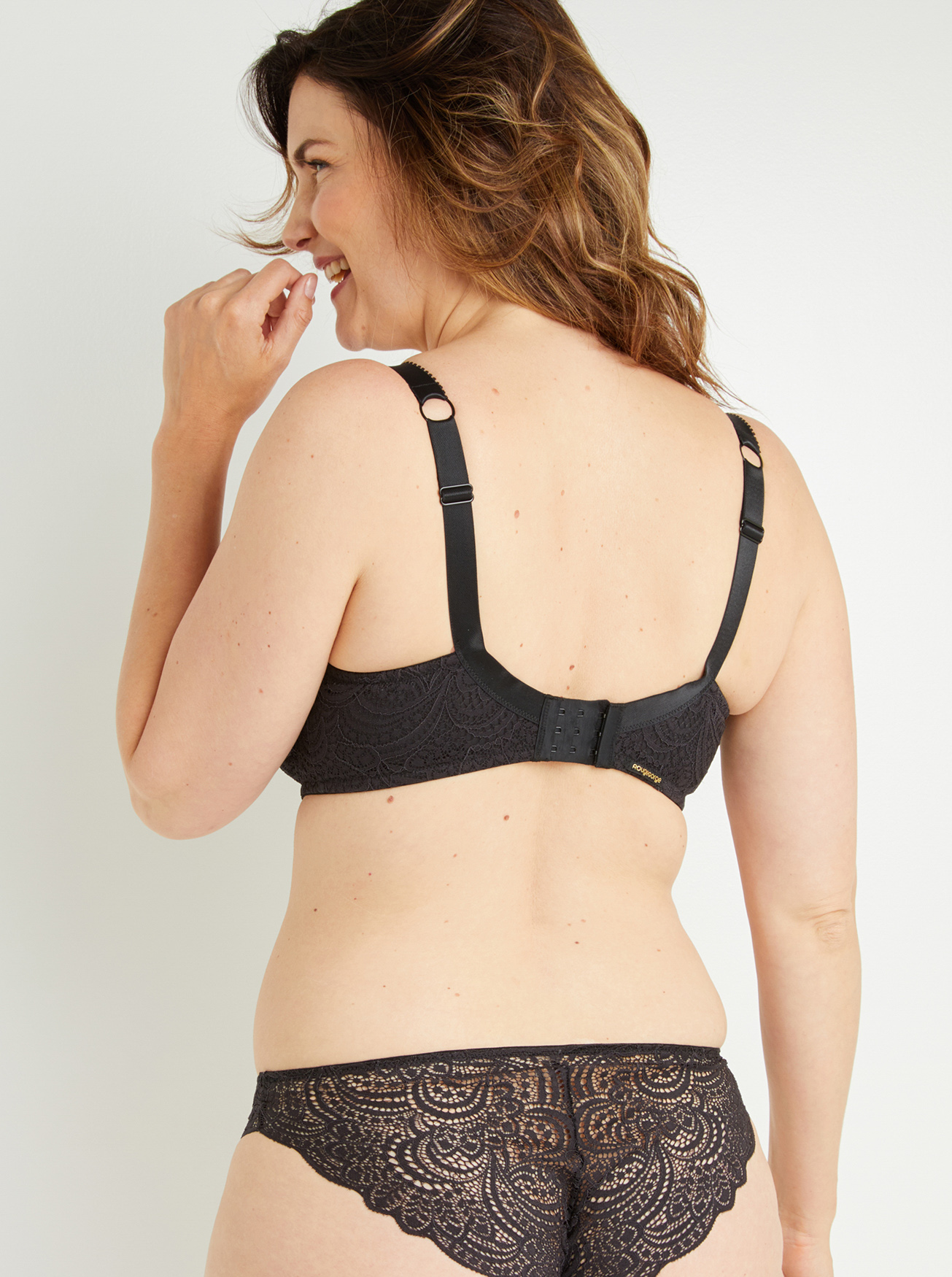 SOUTIEN-GORGE GRANDS BONNETS NOIR