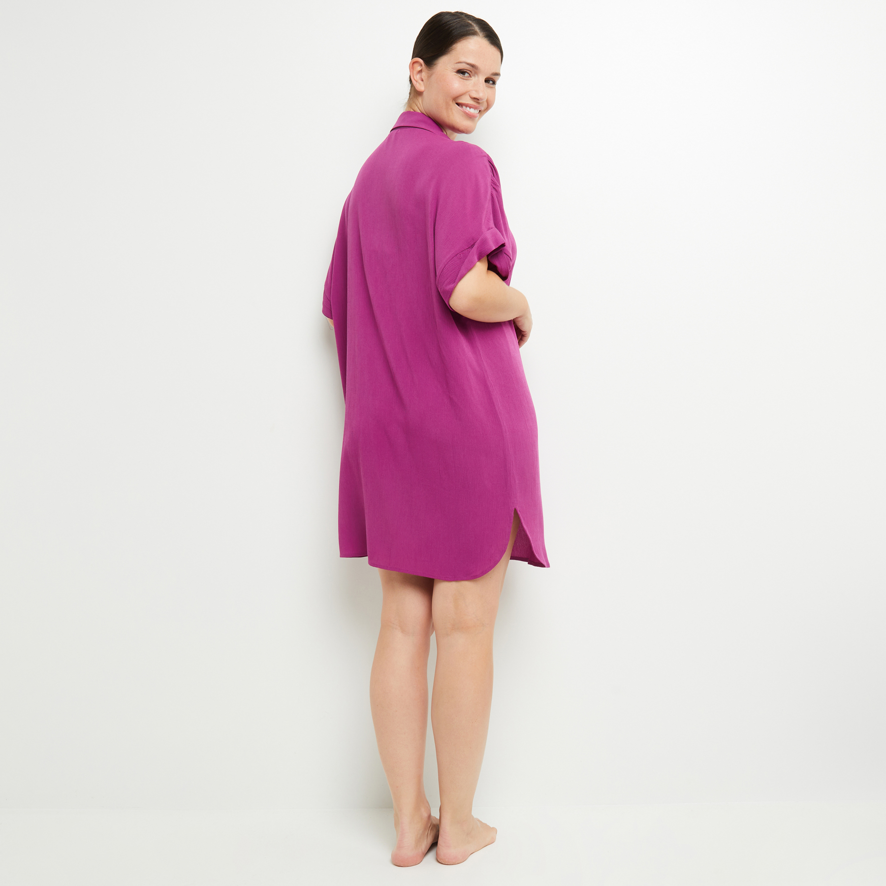 TUNIQUE BEACHWEAR FUCHSIA