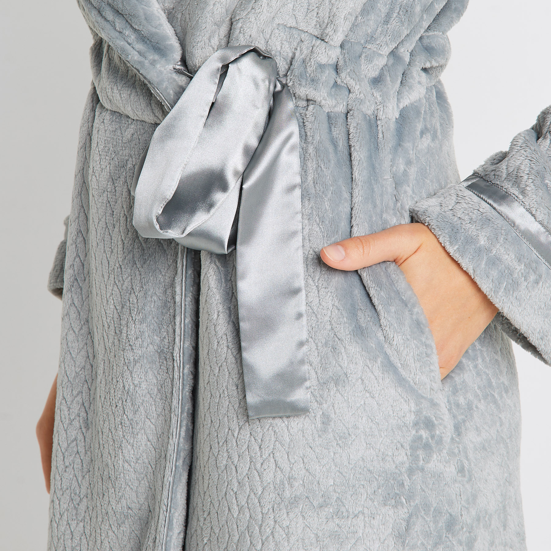 PEIGNOIR GRIS